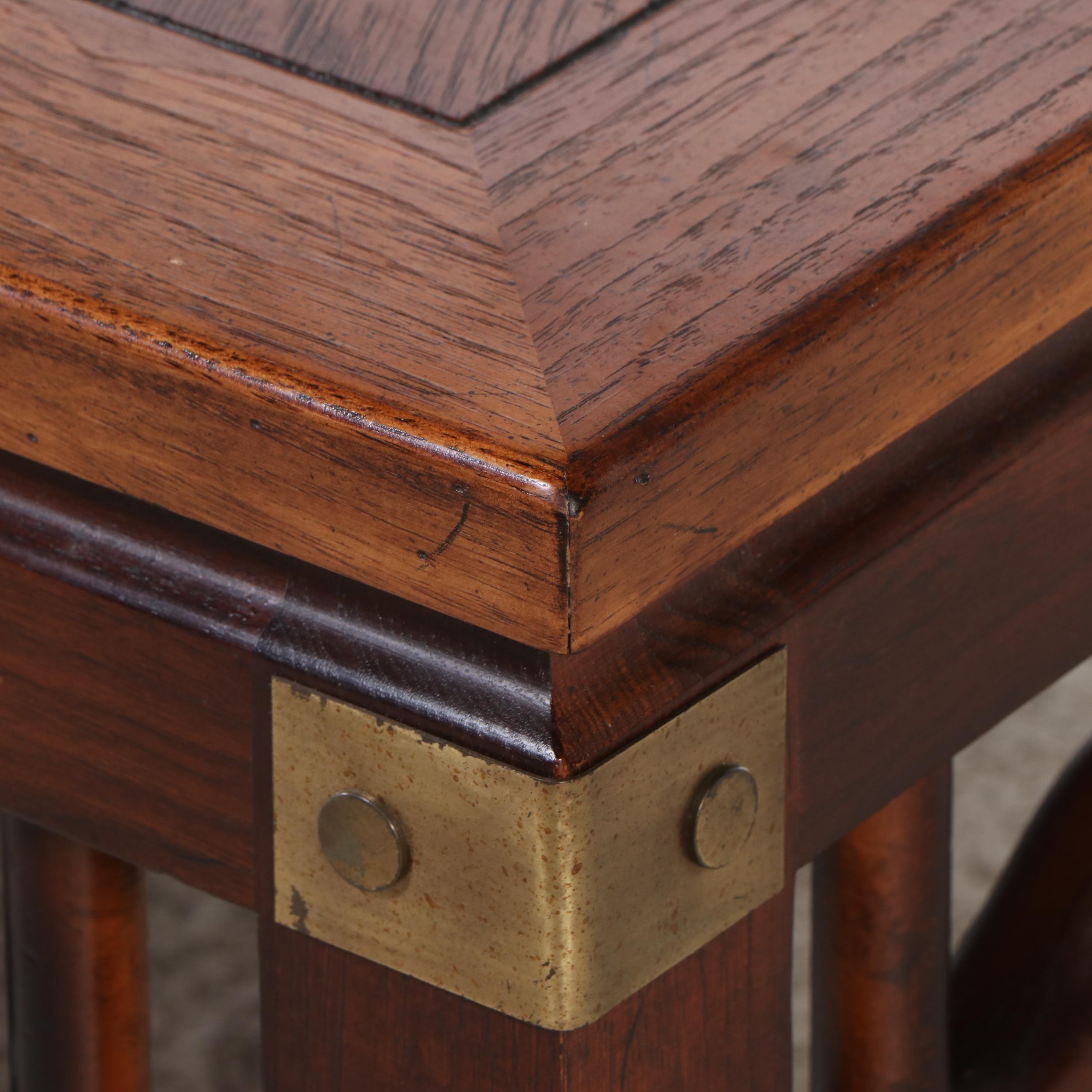 Campaign Style Coffee Table