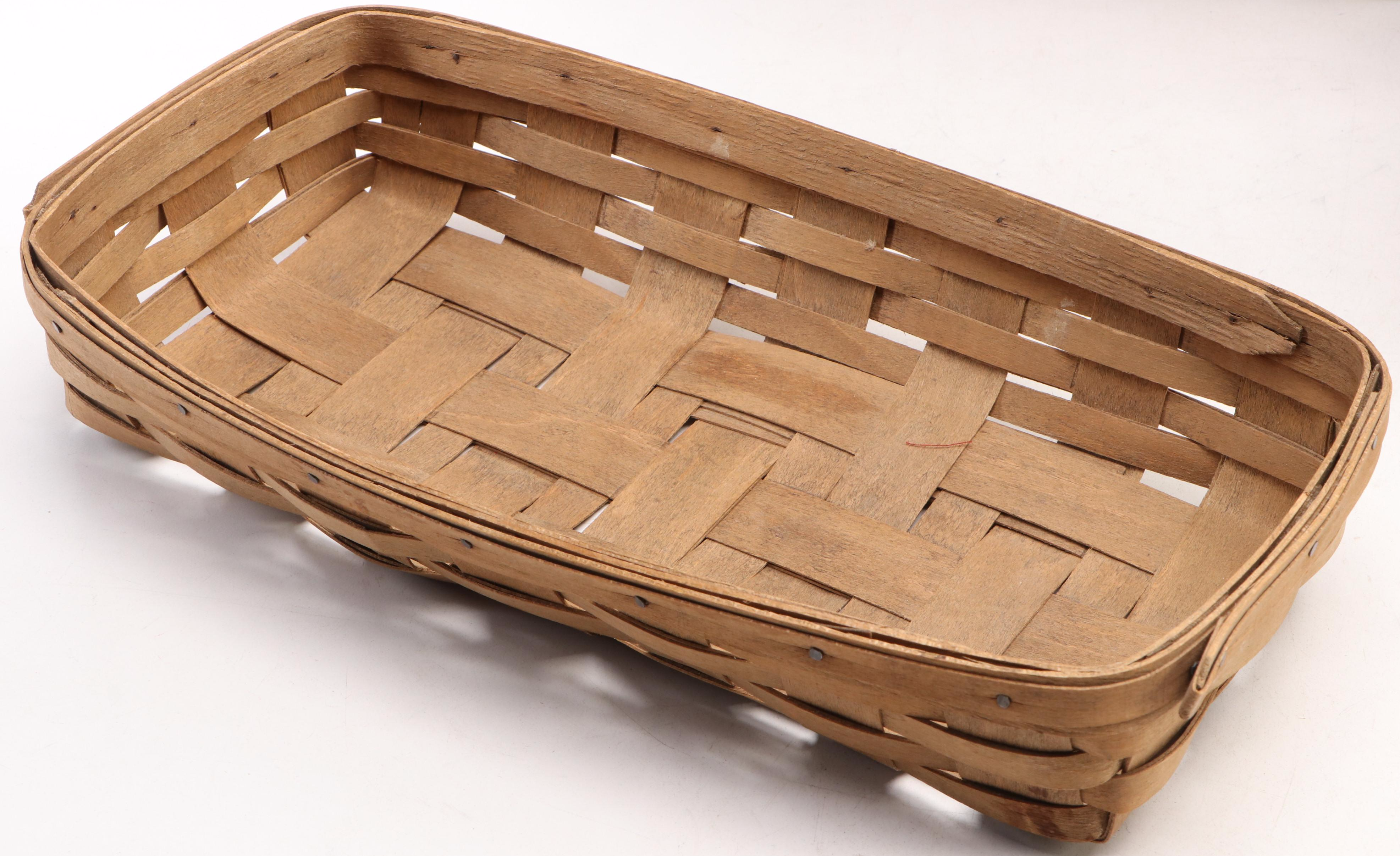 Longaberger Woven Splint Wood Baskets