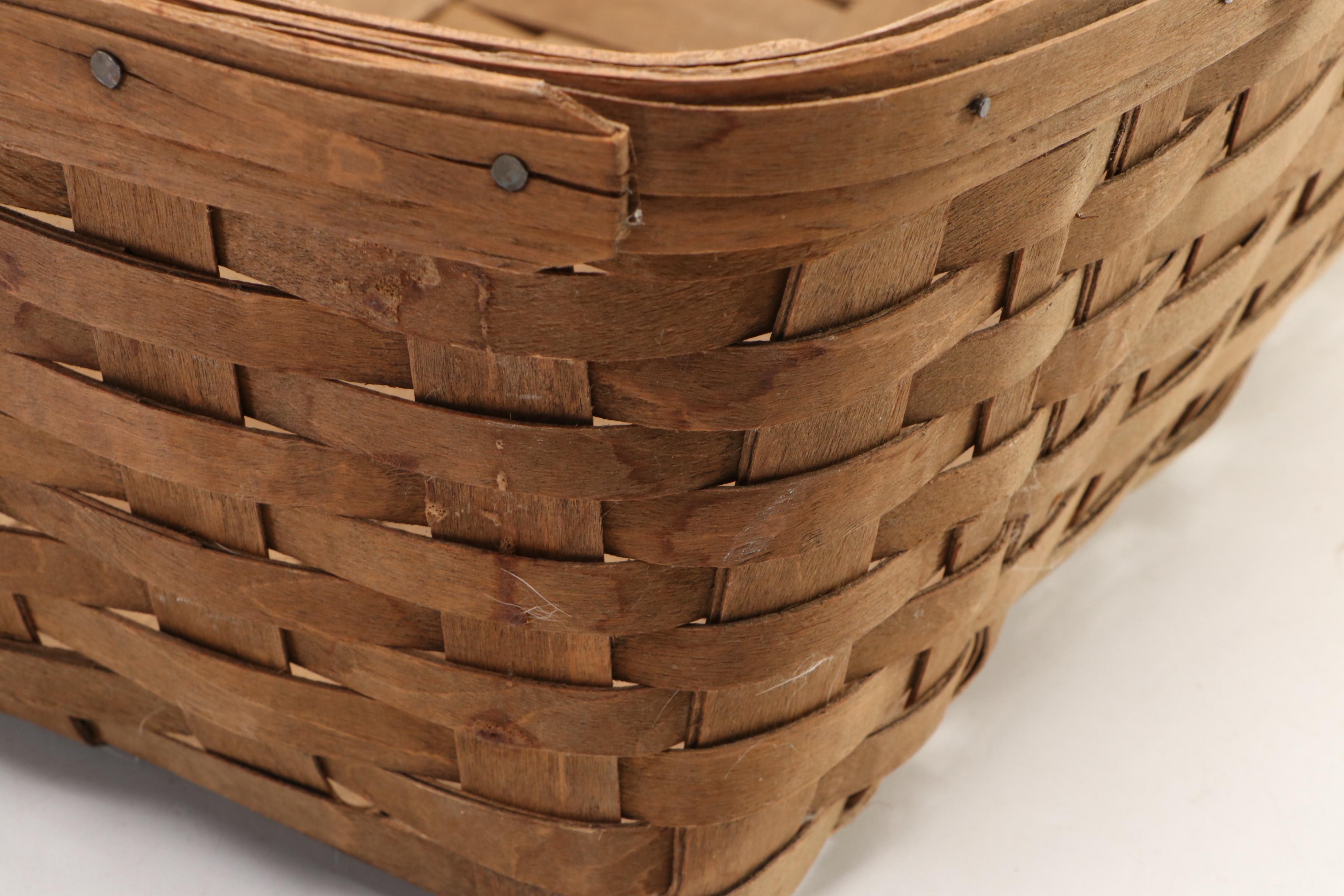 Longaberger Woven Splint Wood Baskets