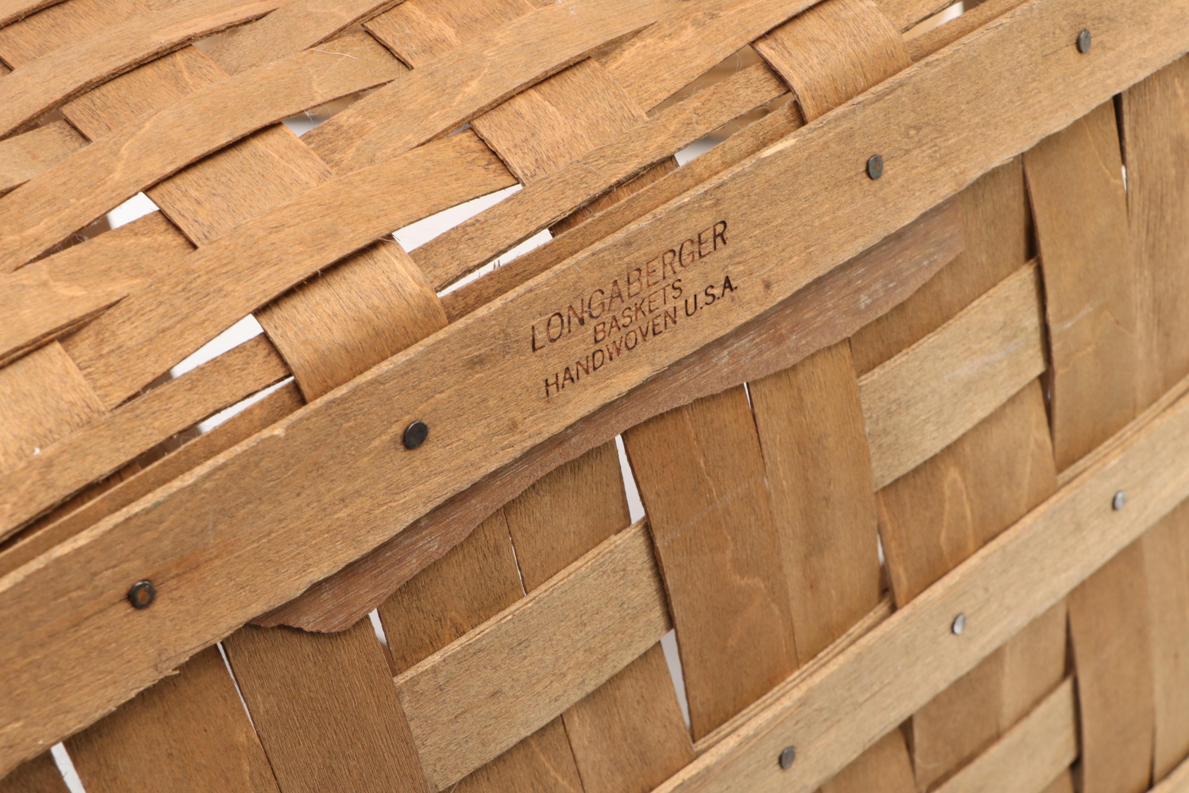 Longaberger Woven Splint Wood Baskets