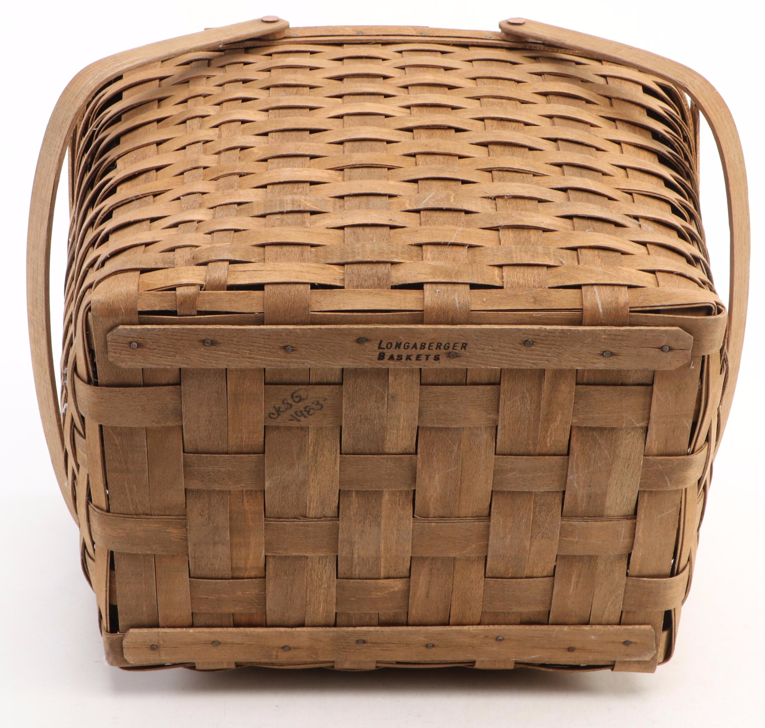 Longaberger Woven Splint Wood Baskets