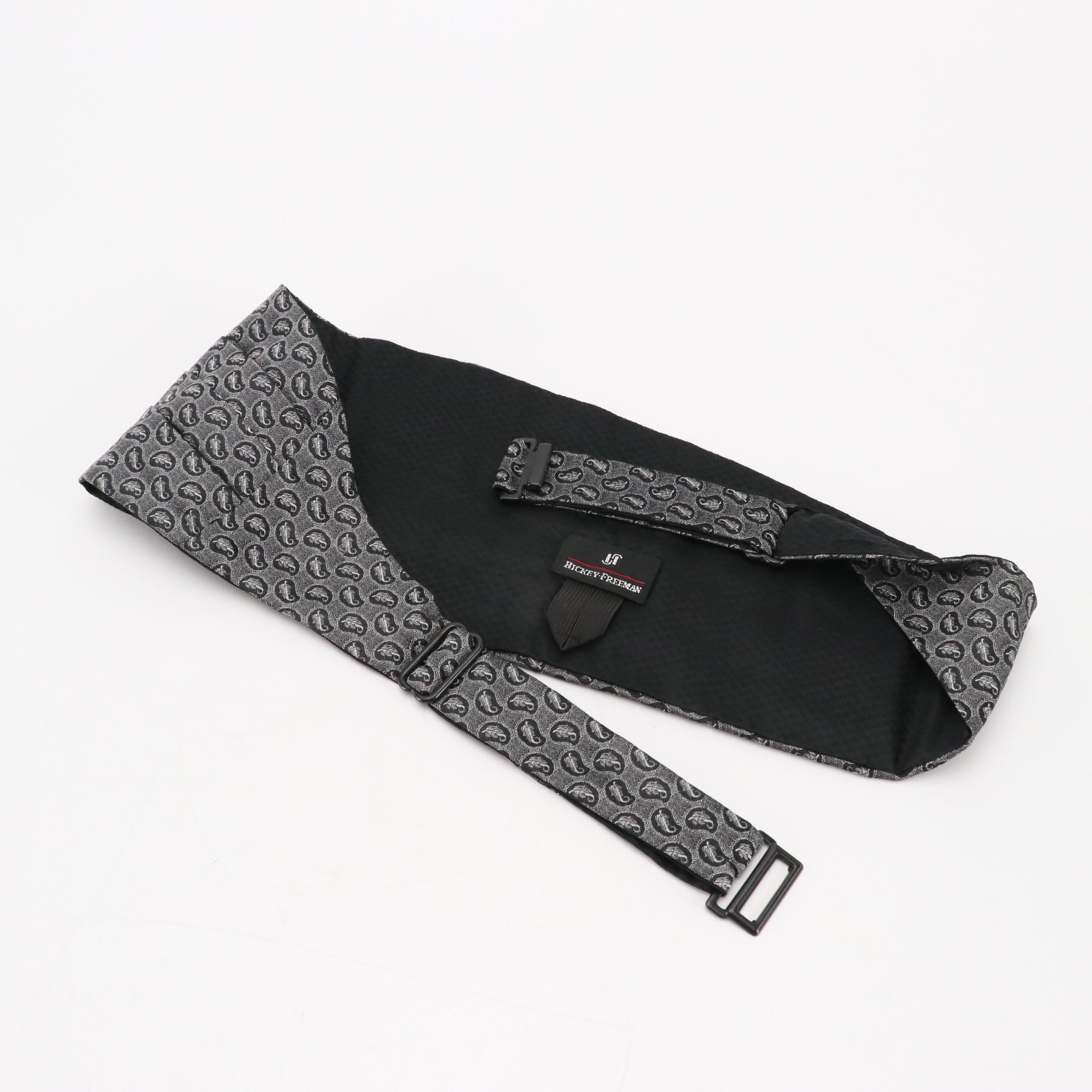 Patterned Silk Cummerbunds and Bow Ties Featuring Tommy Hilfiger, With Boxes