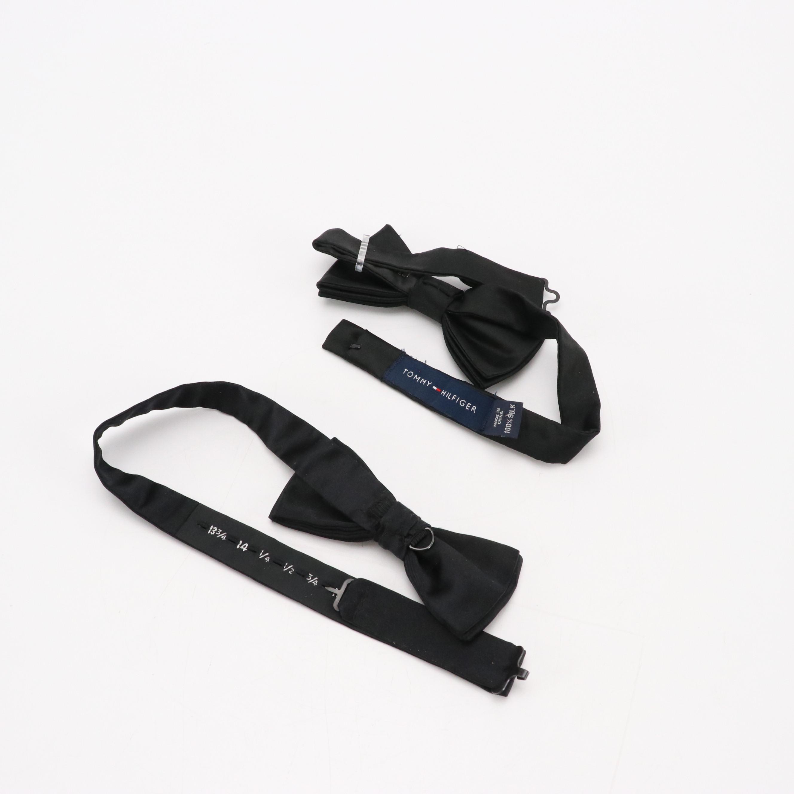 Patterned Silk Cummerbunds and Bow Ties Featuring Tommy Hilfiger, With Boxes