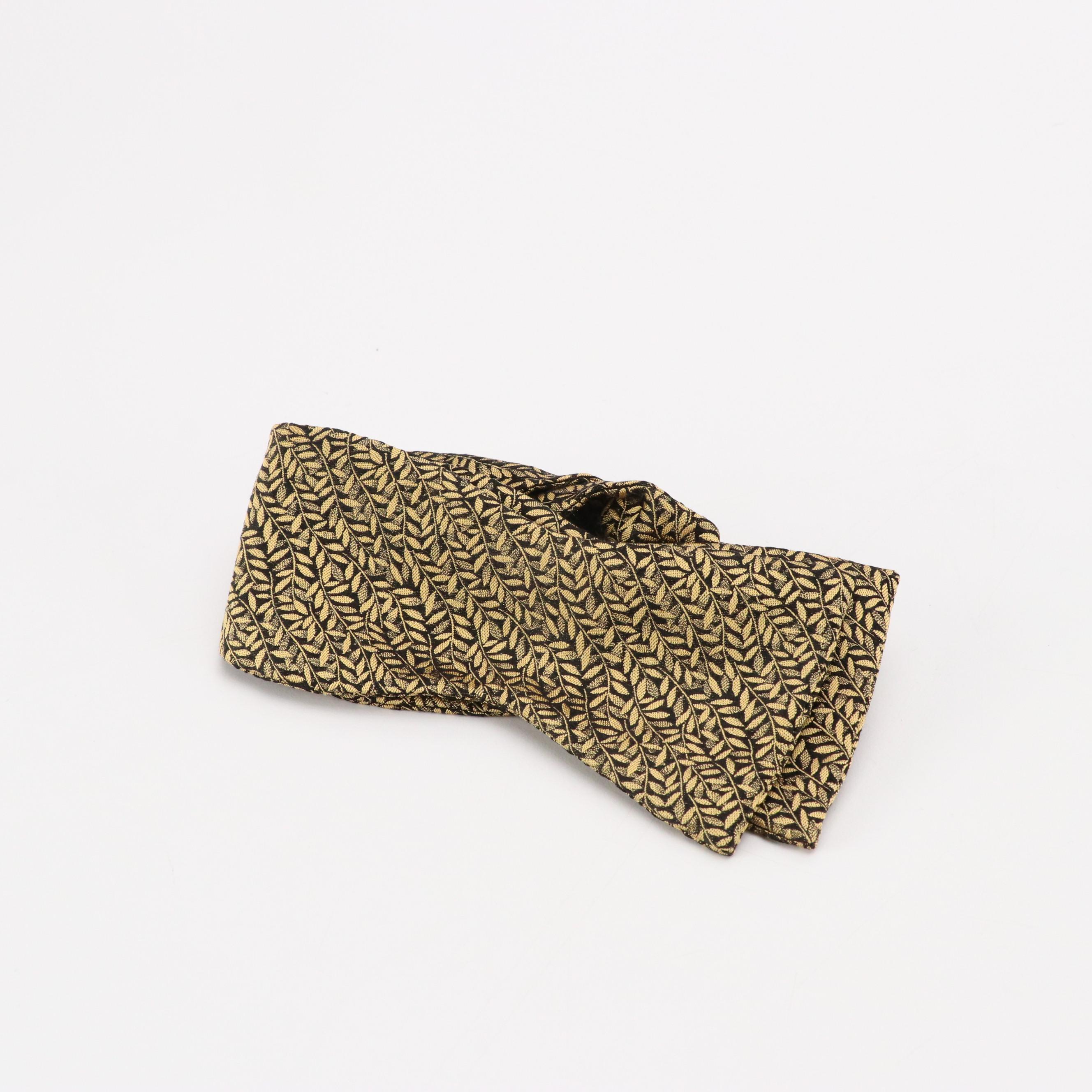 Patterned Silk Cummerbunds and Bow Ties Featuring Tommy Hilfiger, With Boxes