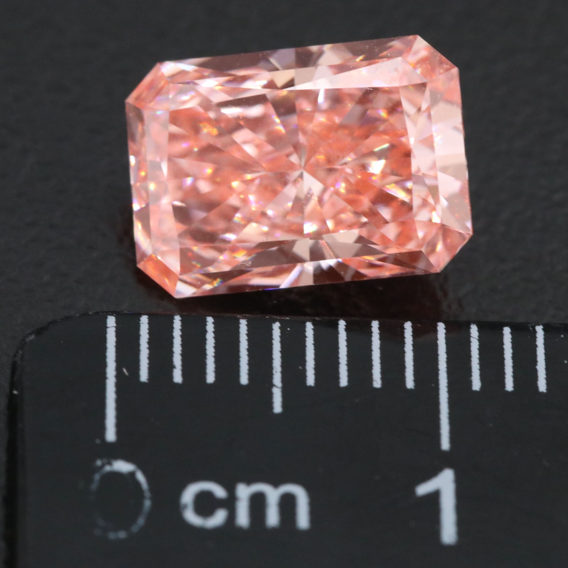 Loose 3.03 CT Lab Grown Fancy Pink Diamond with IGI Report