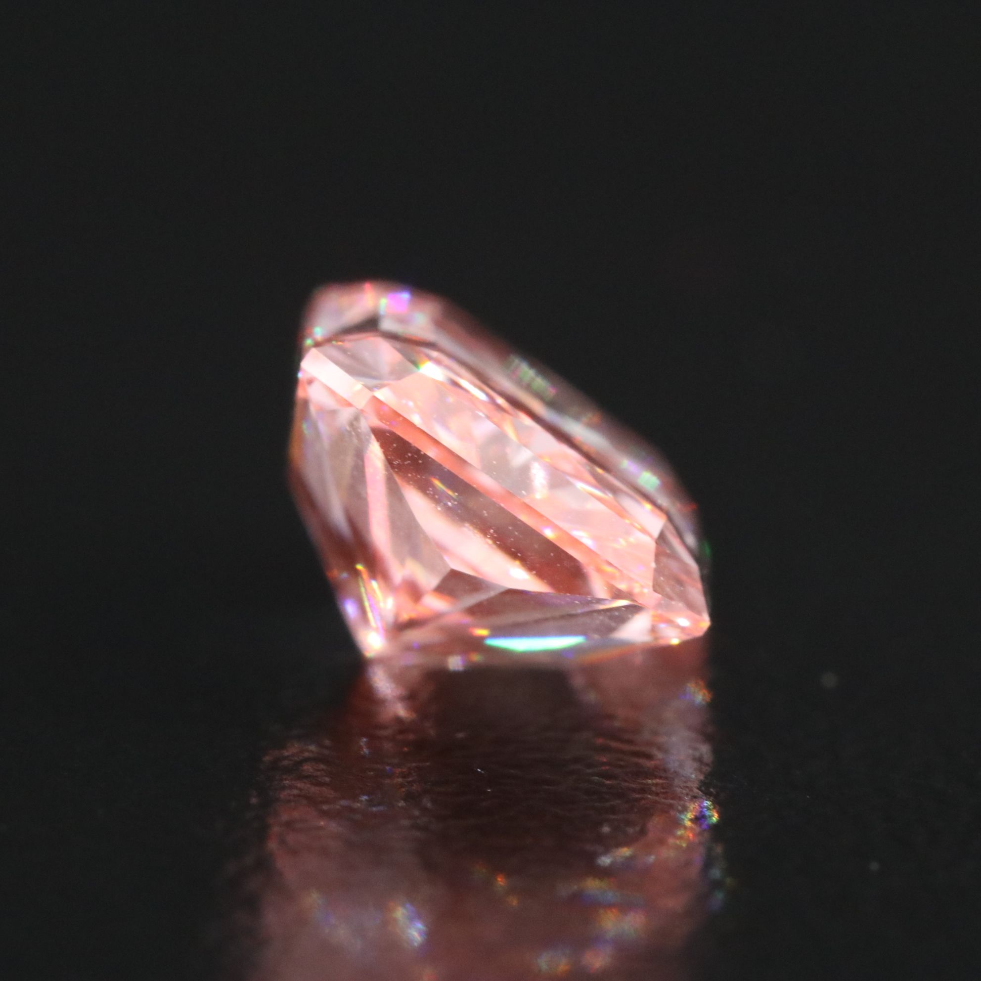 Loose 3.03 CT Lab Grown Fancy Pink Diamond with IGI Report