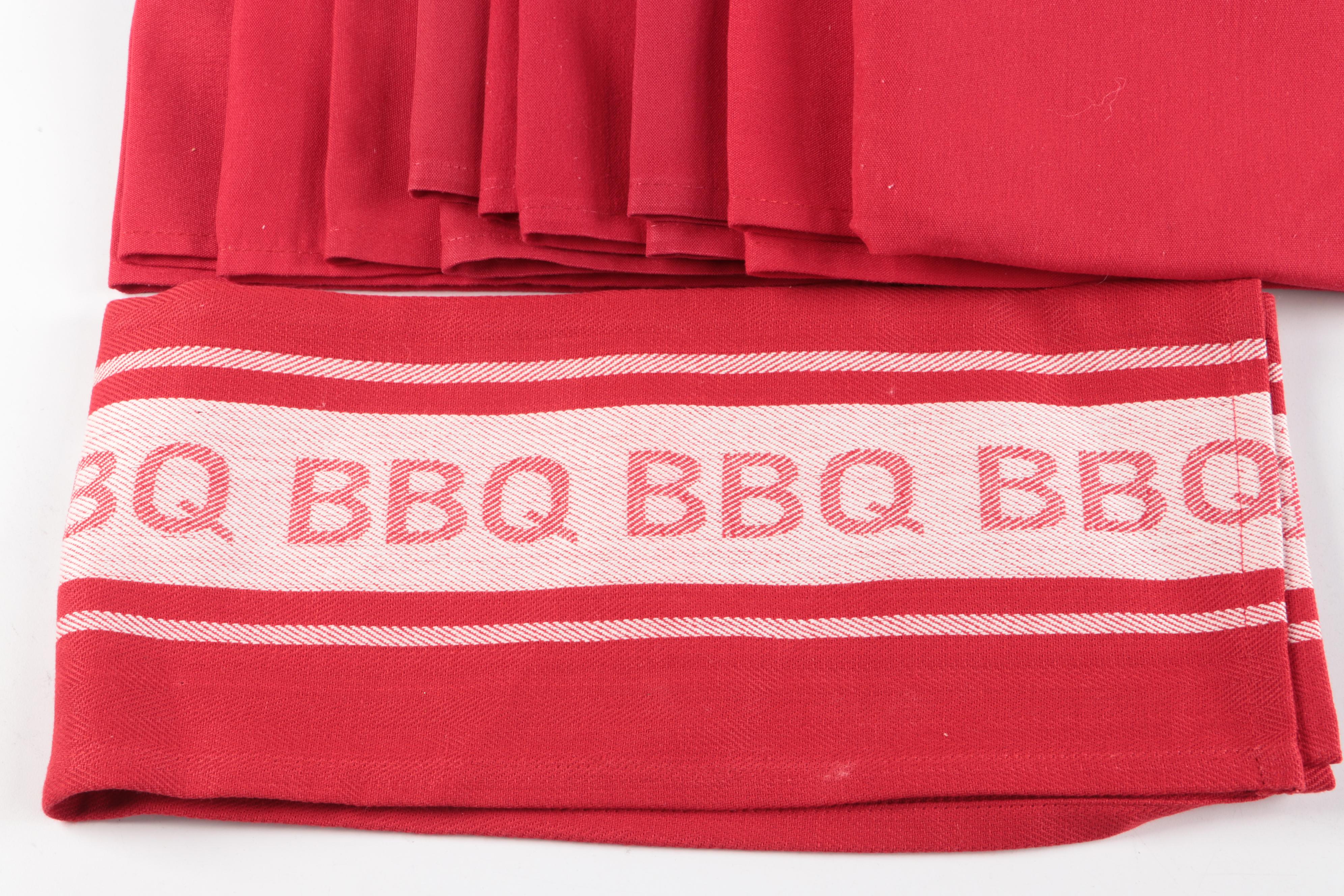 Cotton Tablecloth, Emeril Lagasse Cotton Napkins, and More Table Linens