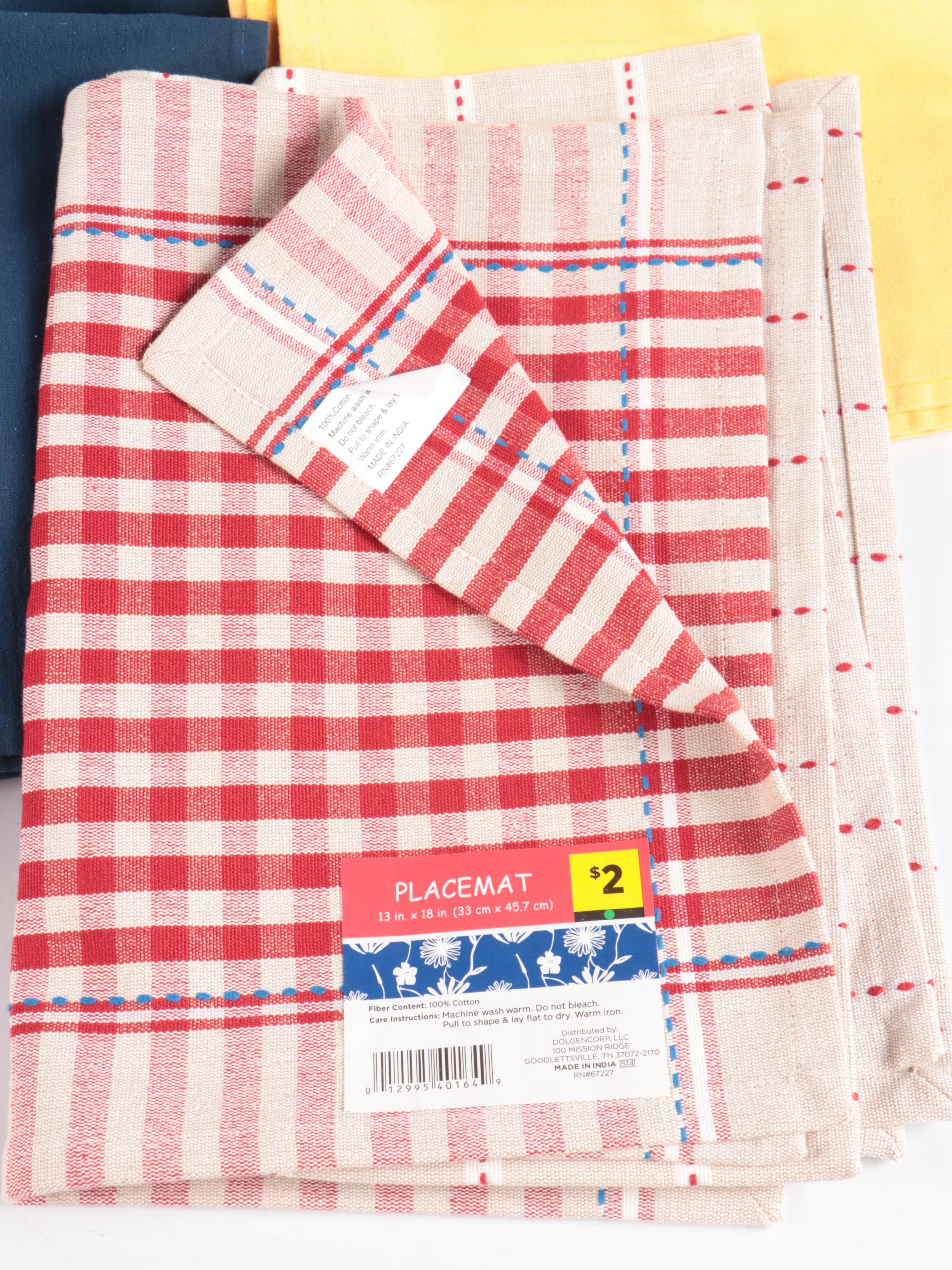 Cotton Tablecloth, Emeril Lagasse Cotton Napkins, and More Table Linens