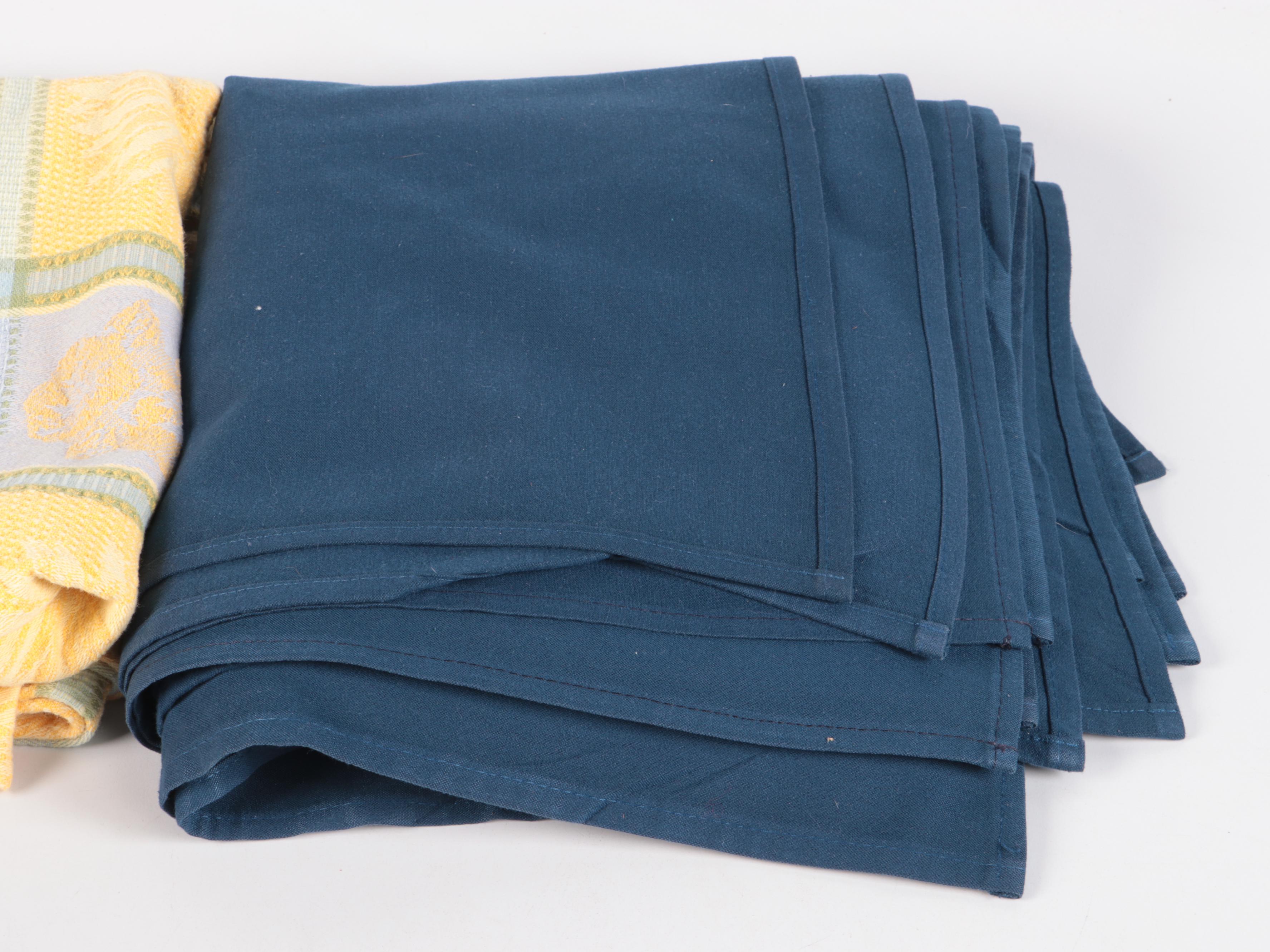 Cotton Tablecloth, Emeril Lagasse Cotton Napkins, and More Table Linens