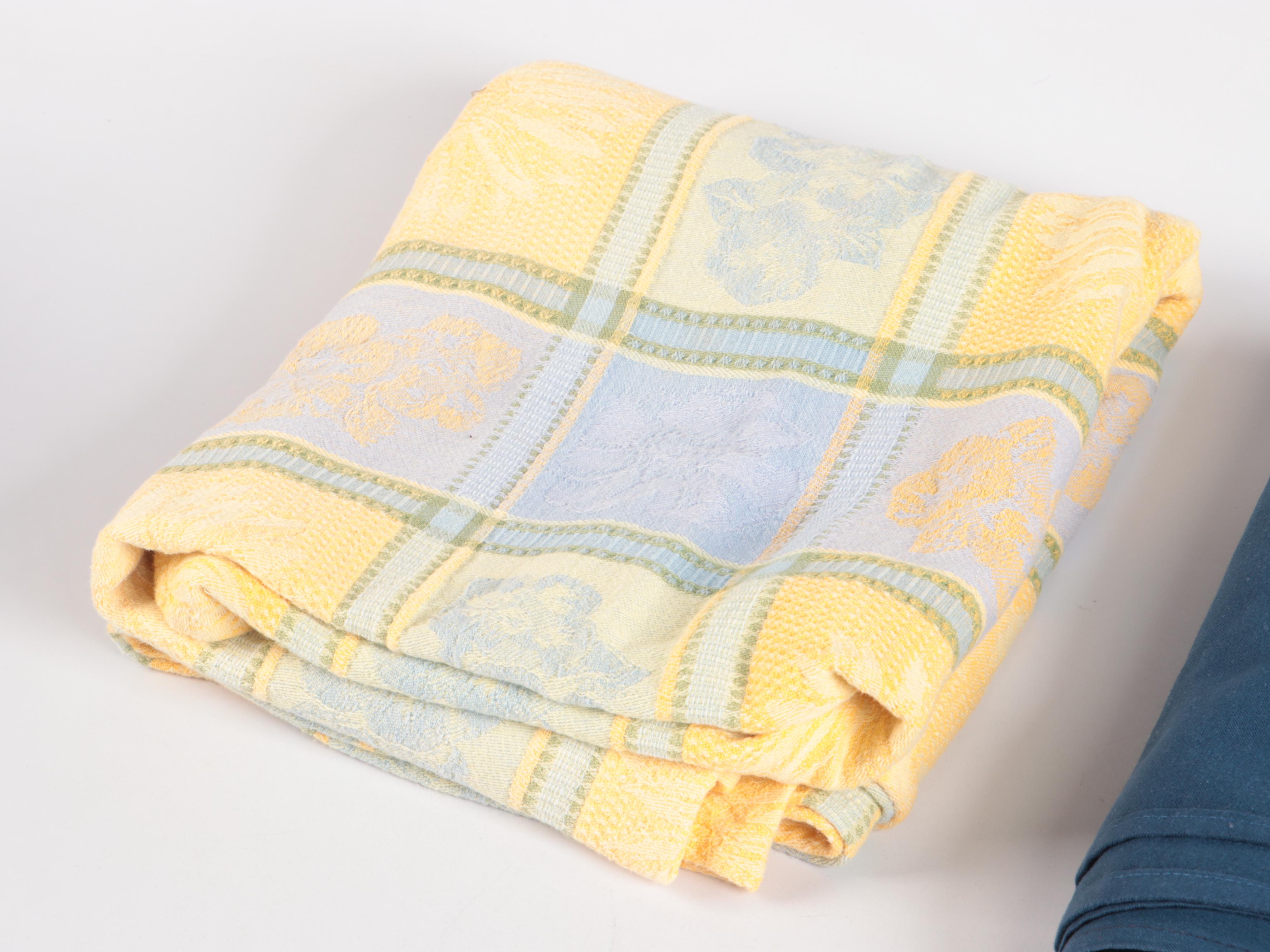 Cotton Tablecloth, Emeril Lagasse Cotton Napkins, and More Table Linens