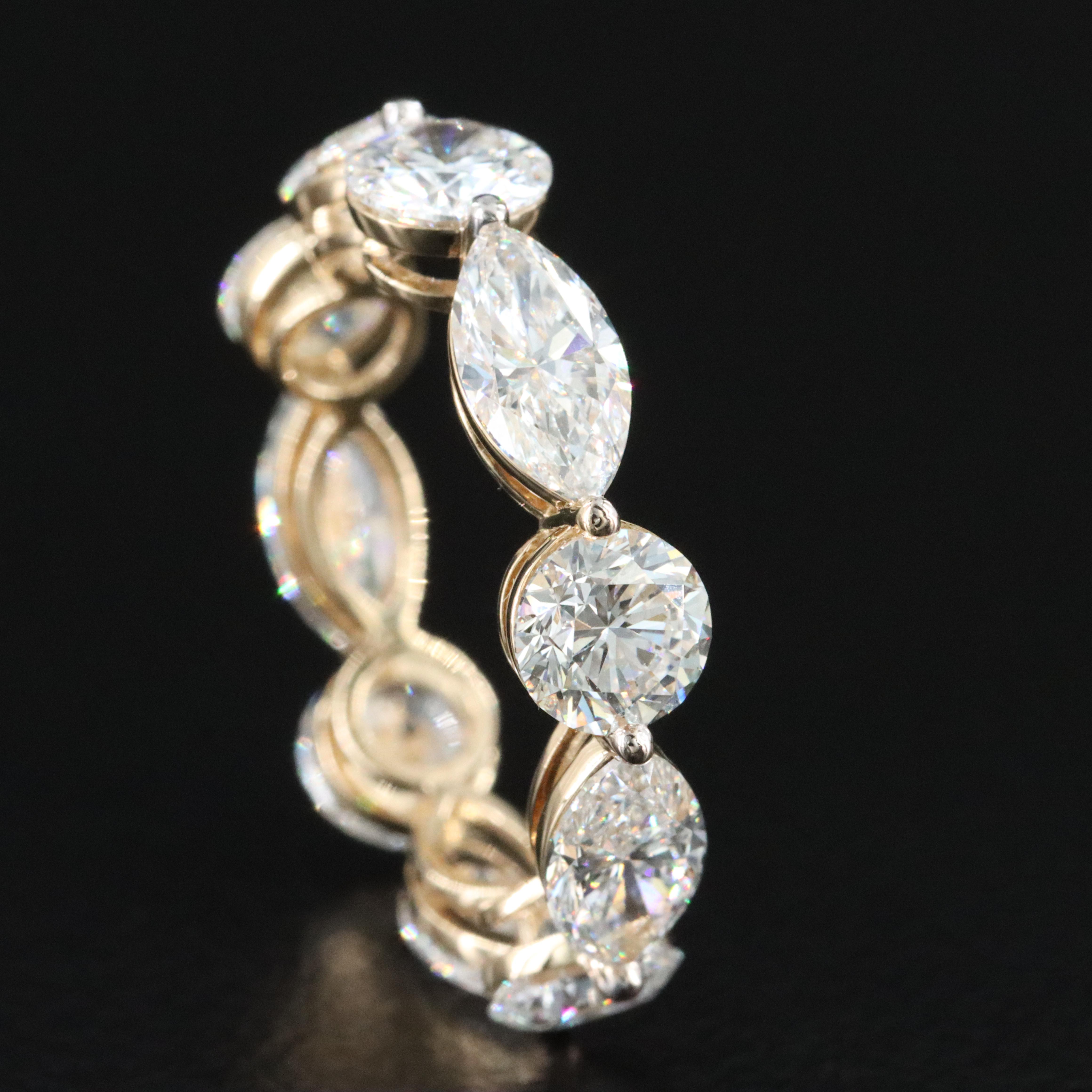 14K 5.70 CTW Lab Grown Diamond Eternity Band