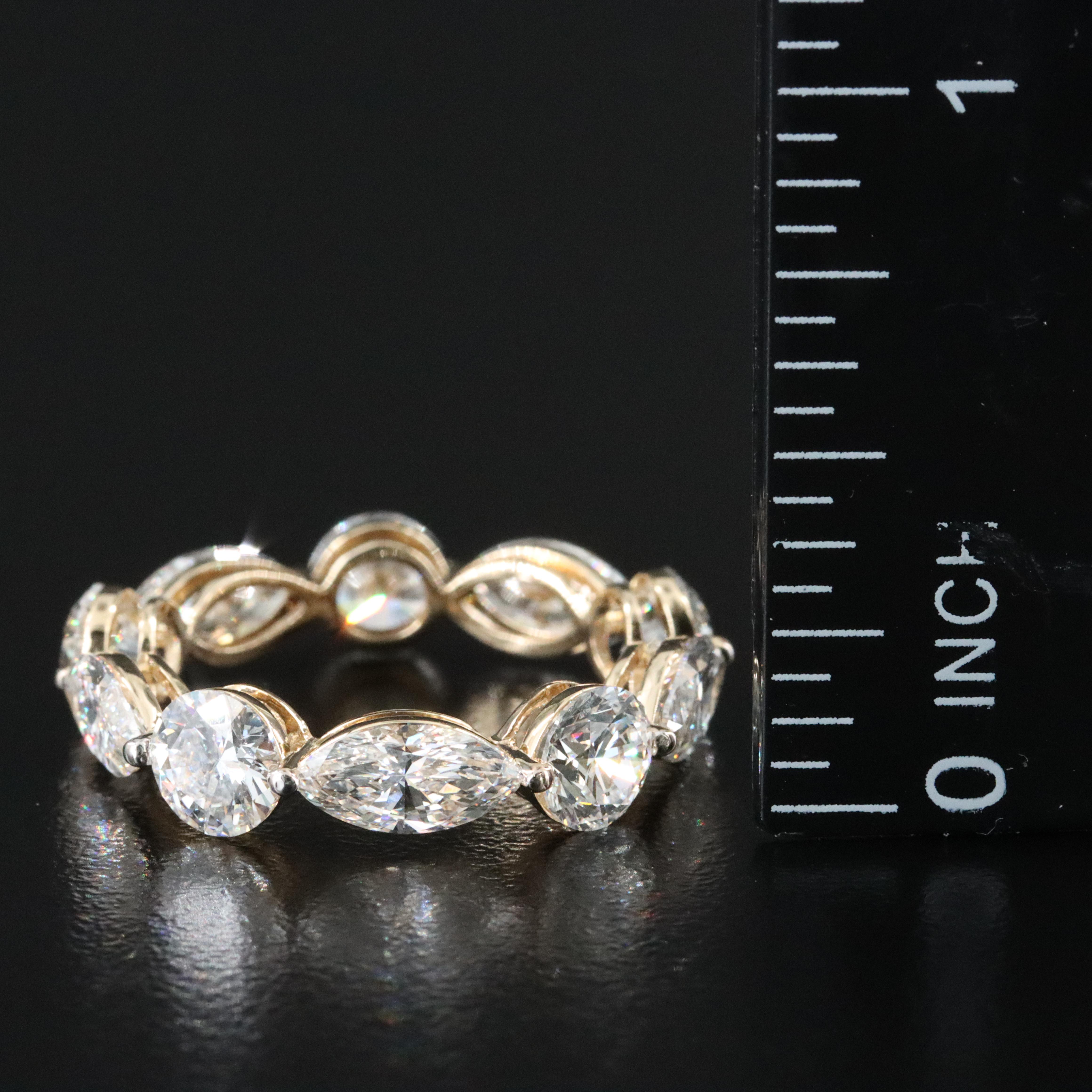 14K 5.70 CTW Lab Grown Diamond Eternity Band