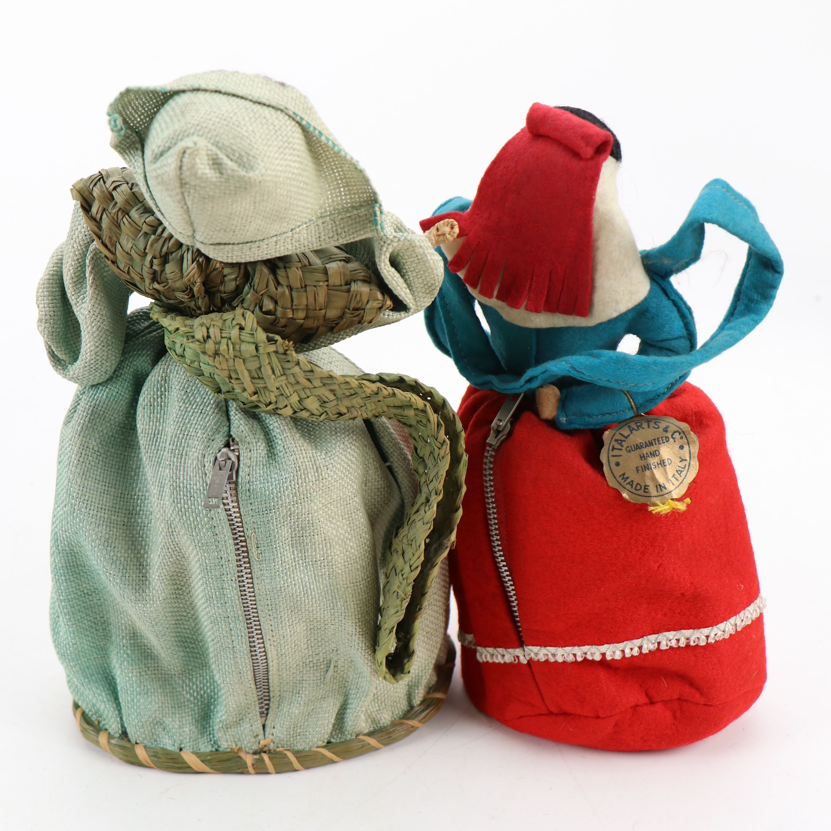 Vintage Cloth and Other Souvenir Dolls in Traditional Dress, 20th Century