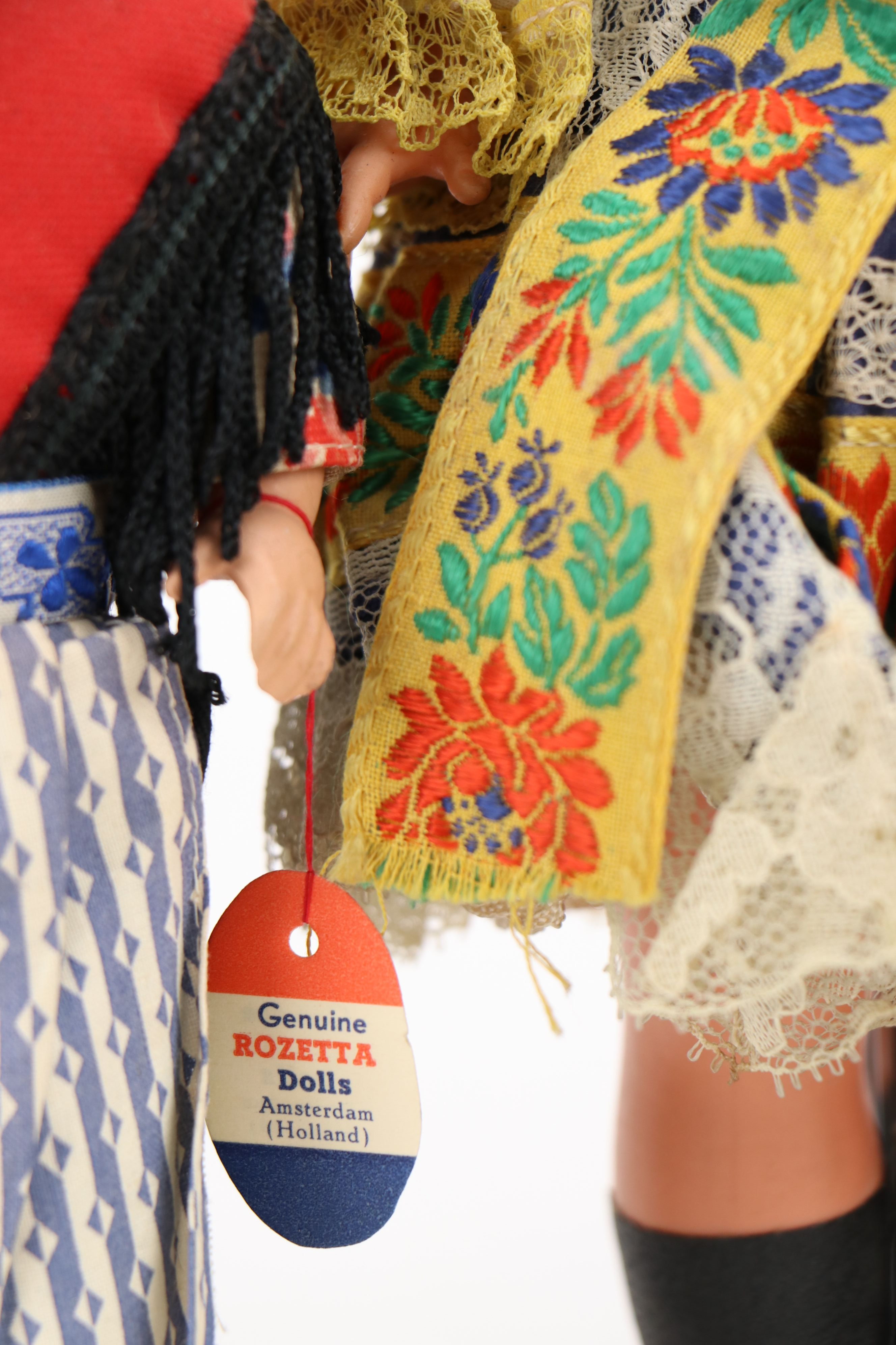 Vintage Cloth and Other Souvenir Dolls in Traditional Dress, 20th Century