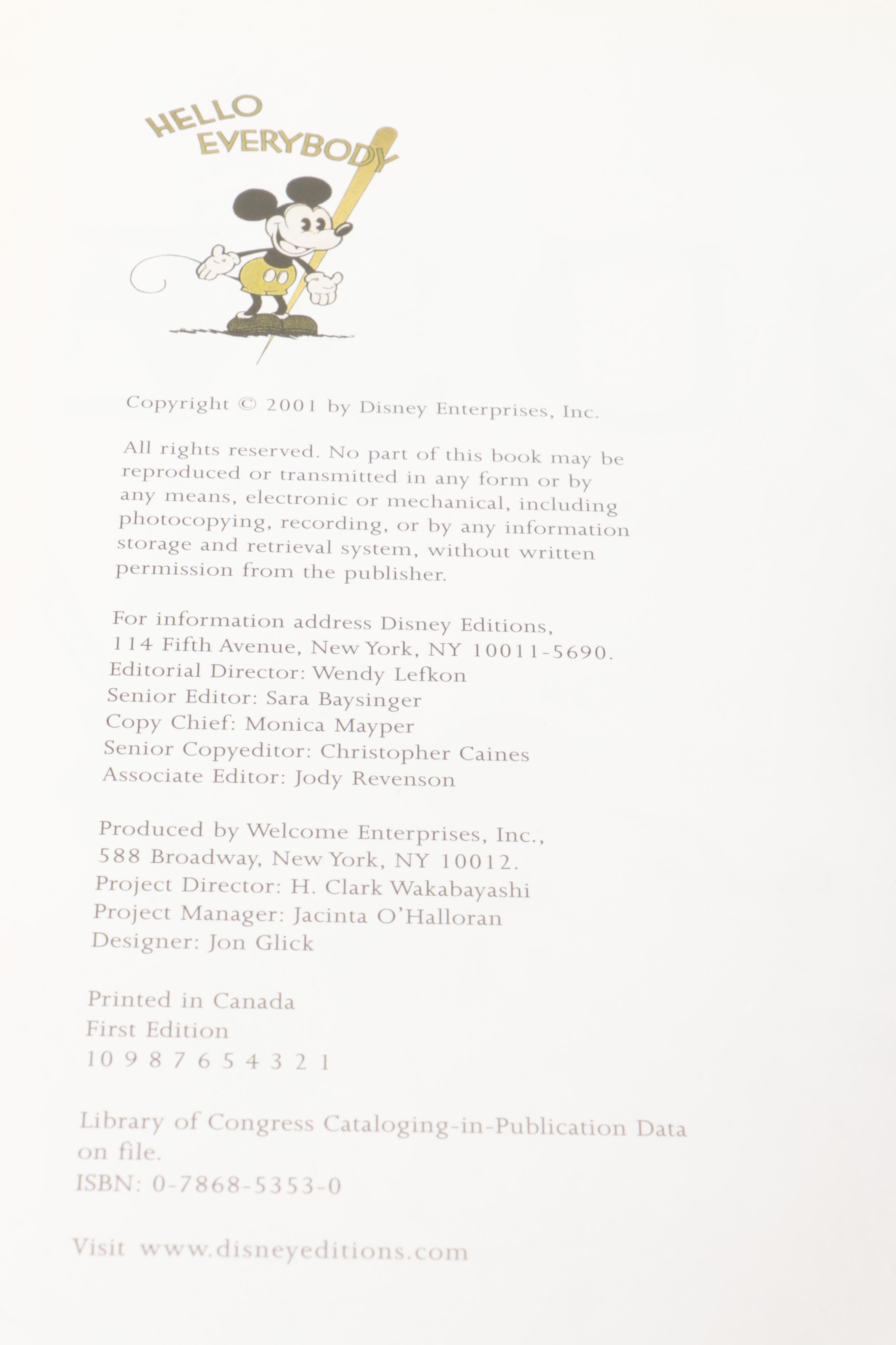 First Edition "The Art of Walt Disney" with "Fantasia" LaserDisc Set and More