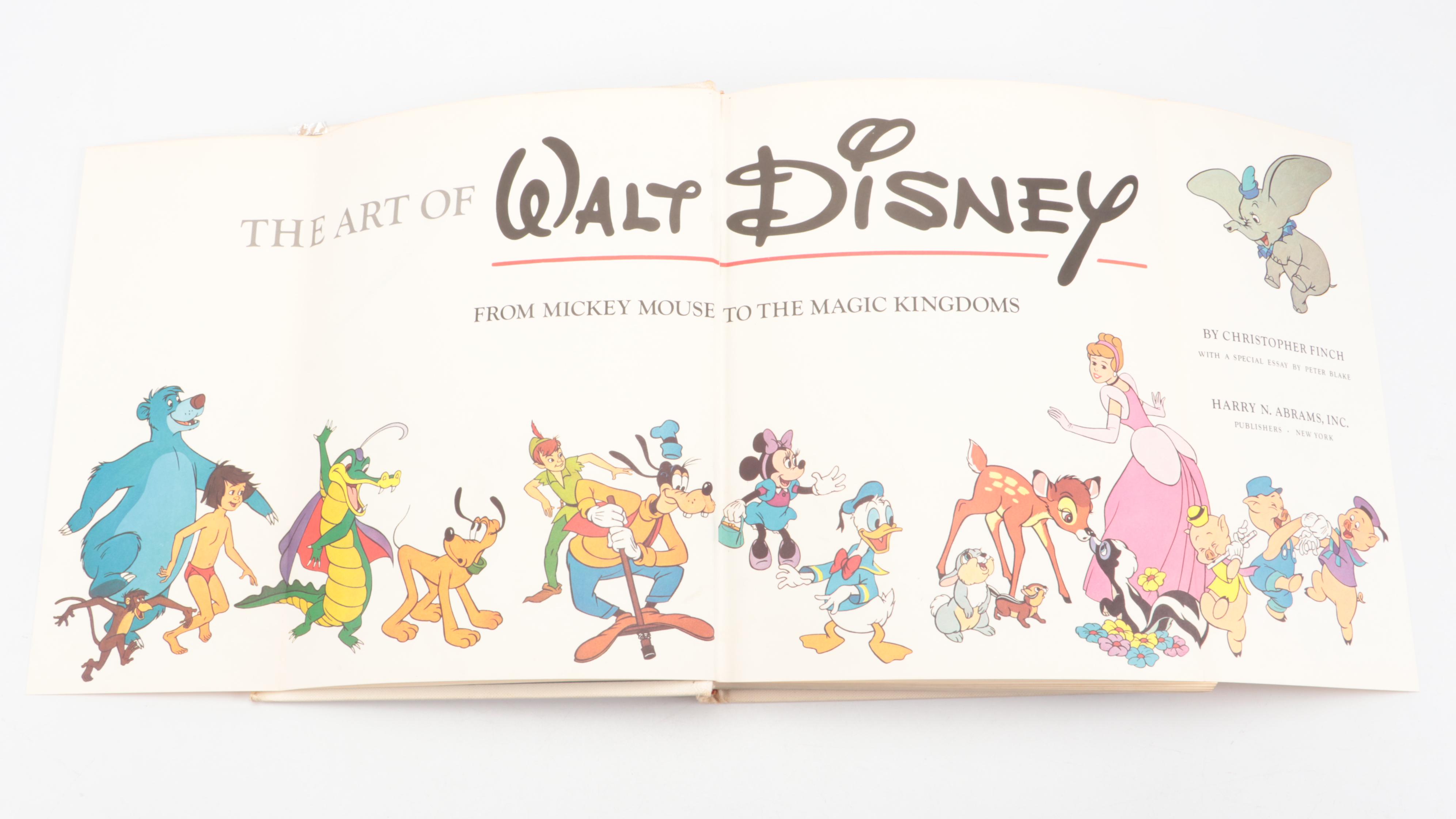 First Edition "The Art of Walt Disney" with "Fantasia" LaserDisc Set and More