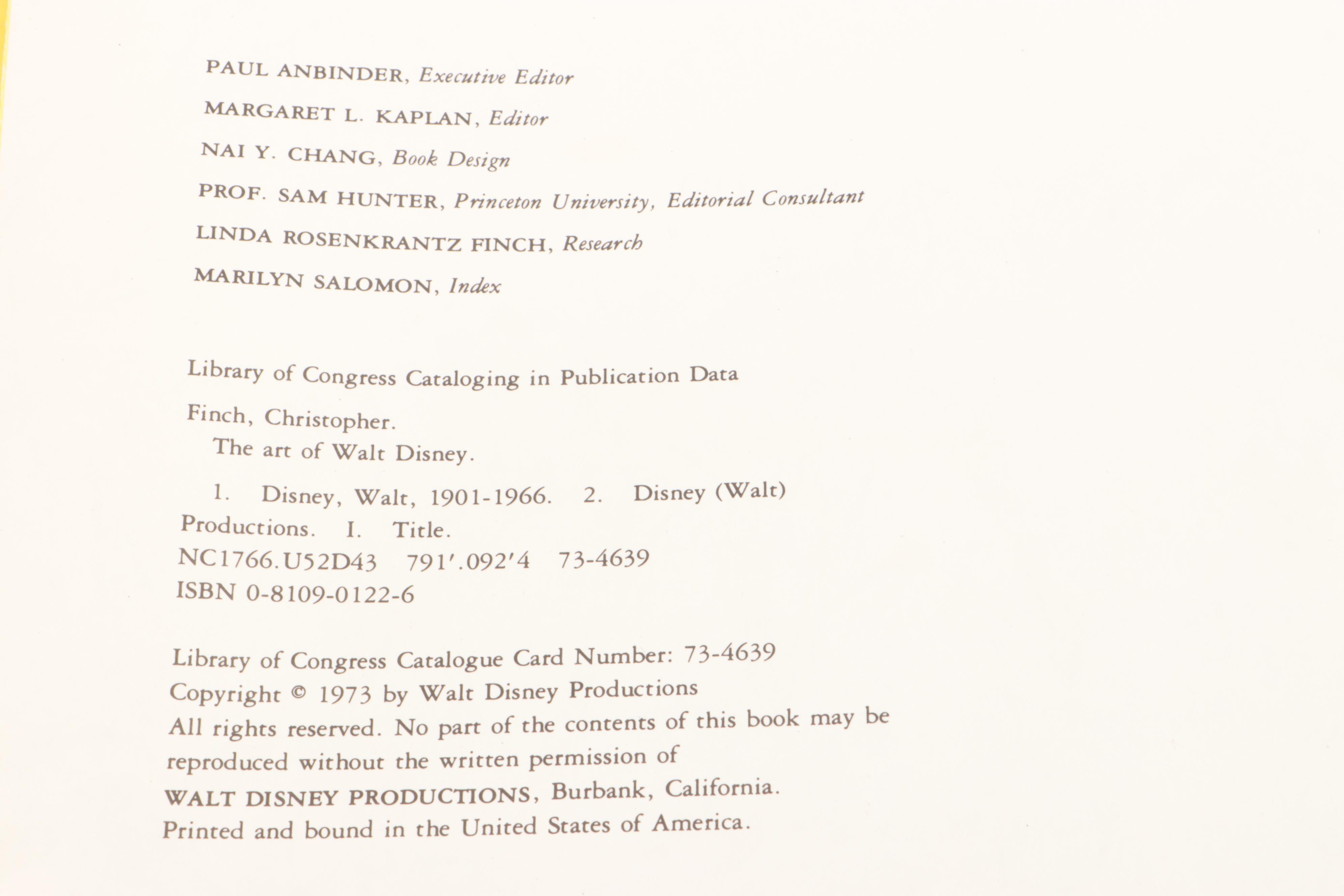 First Edition "The Art of Walt Disney" with "Fantasia" LaserDisc Set and More