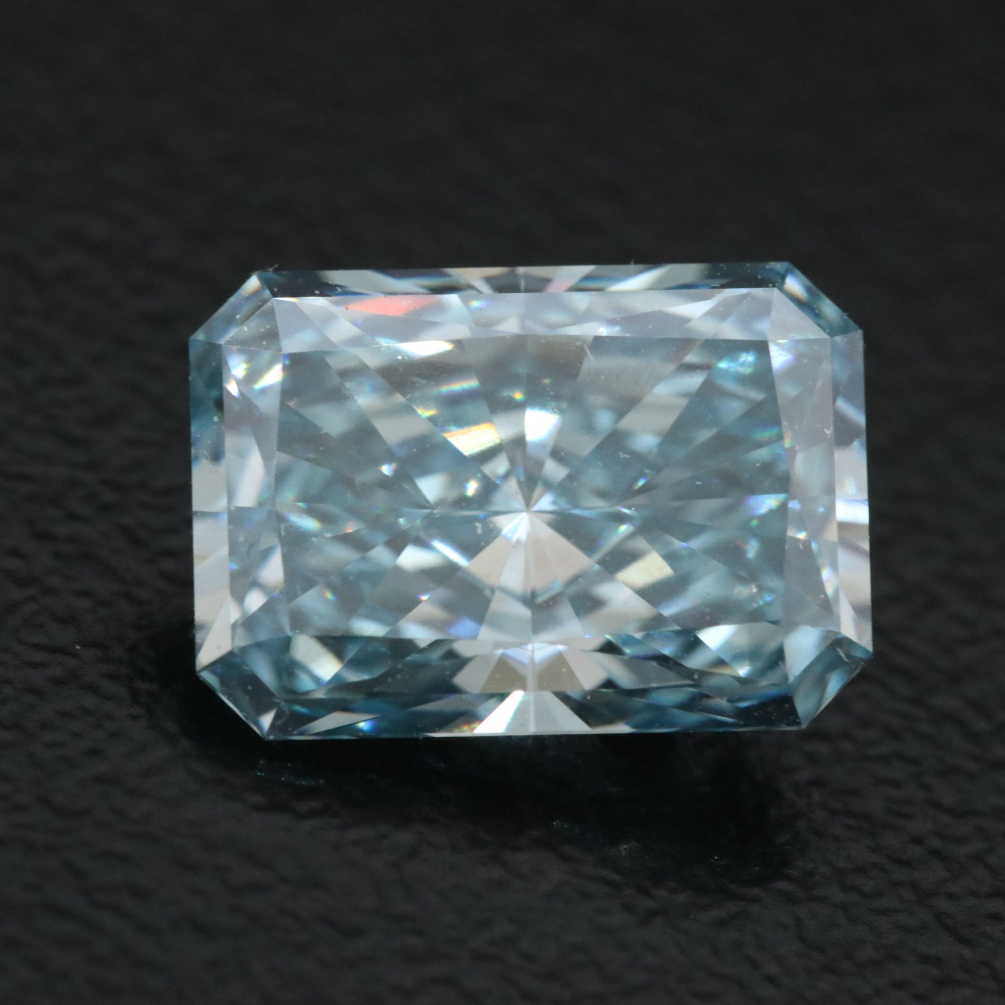 Loose 3.03 CT Lab Grown Fancy Blue Diamond with IGI Report