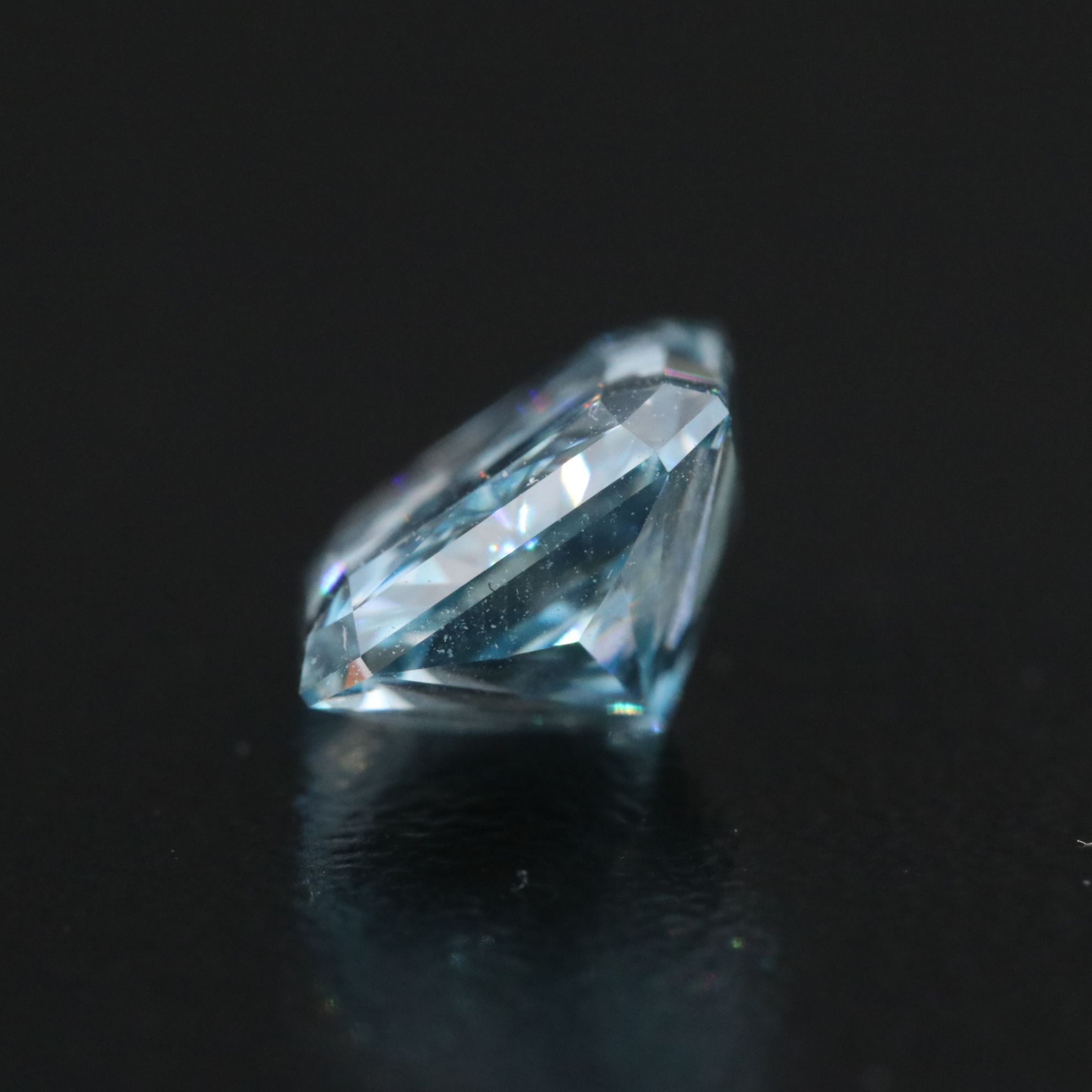 Loose 3.03 CT Lab Grown Fancy Blue Diamond with IGI Report