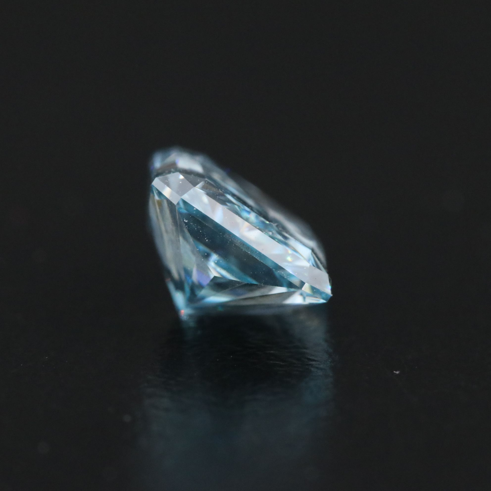 Loose 3.03 CT Lab Grown Fancy Blue Diamond with IGI Report