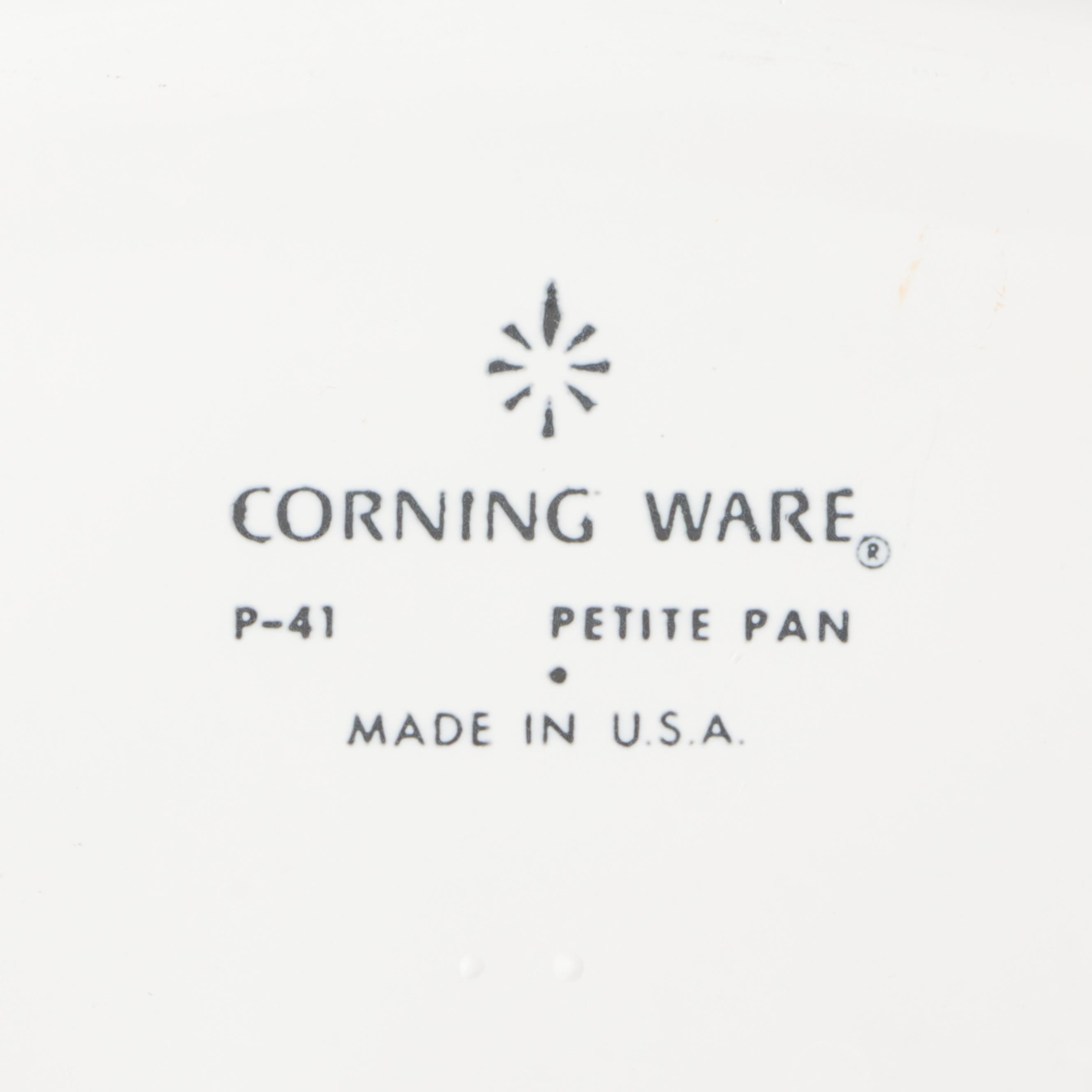 Pyrex "Floral Bouquet" and "Blue Cornflower" Glass and Ceramic Bakeware