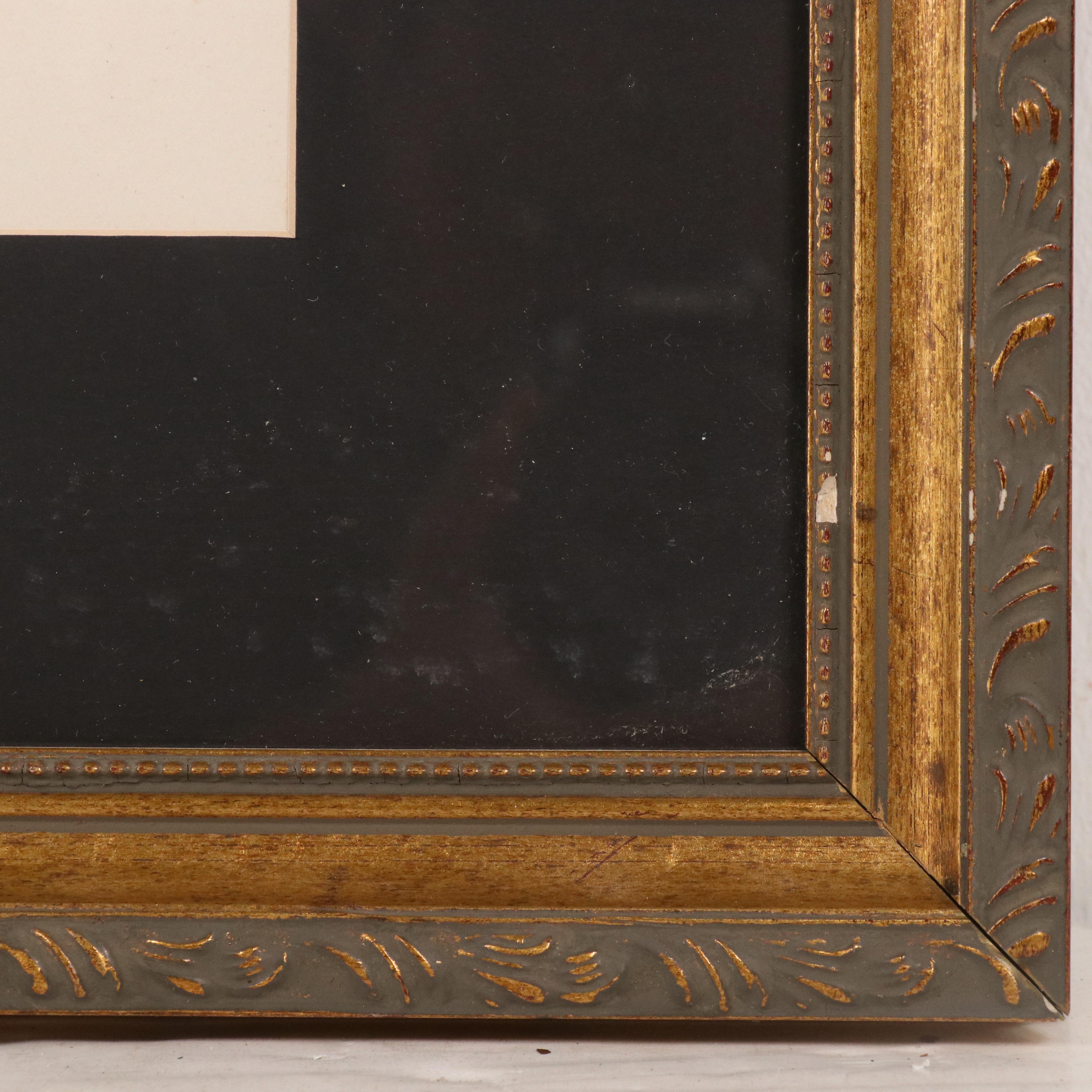 Chinese Temple Rubbing Depicting Three Taizong Horses, 20th Century