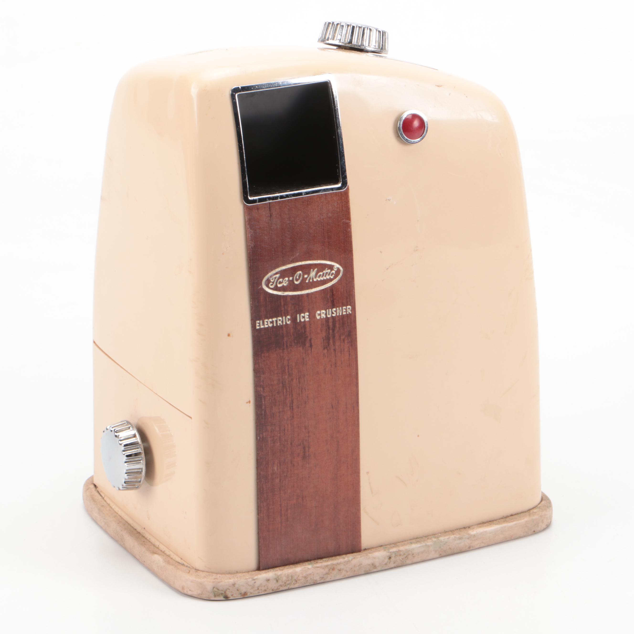 Ice-O-Matic Electric Ice Crusher, Mid-20th Century