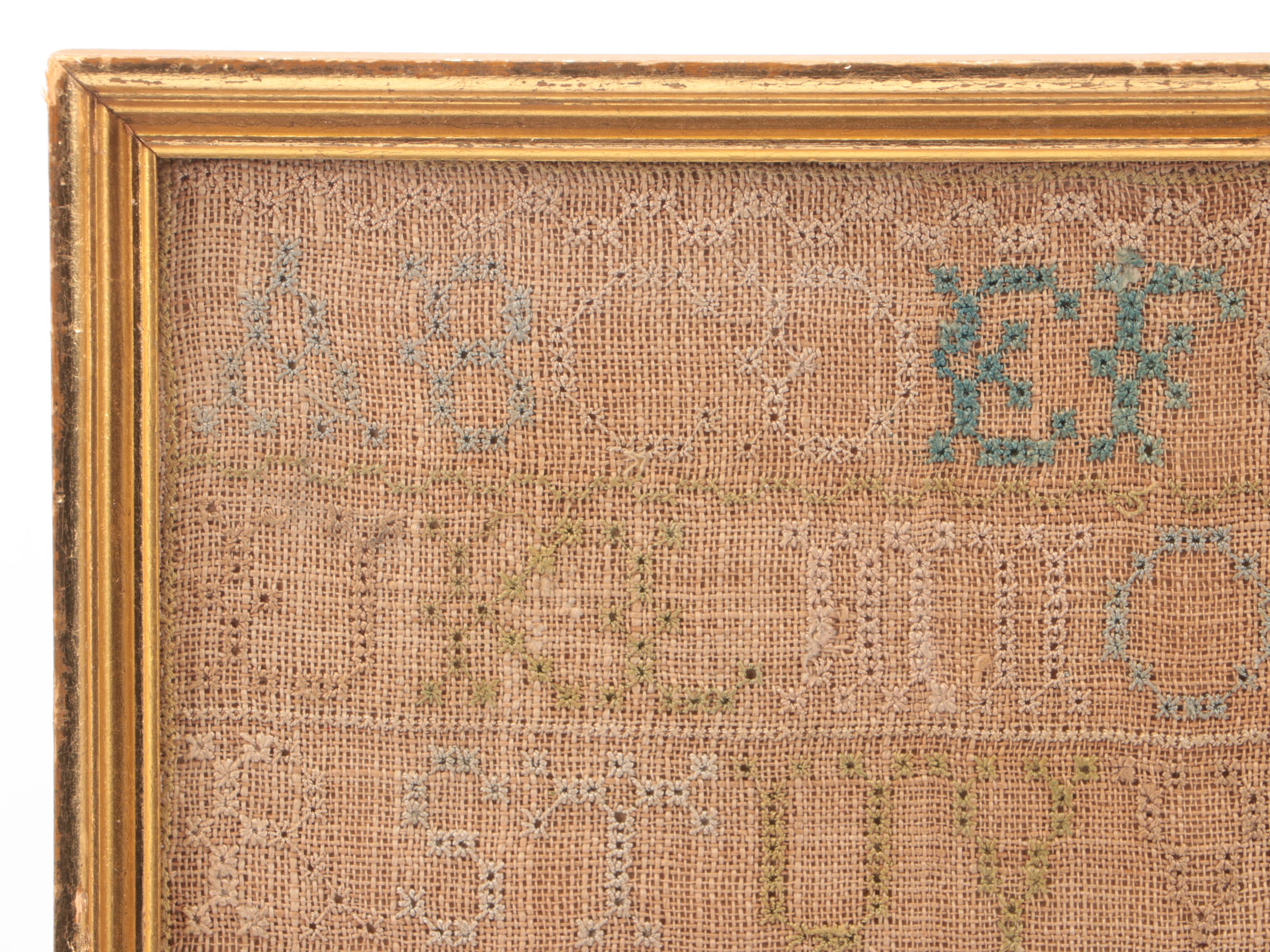 Framed Cross-Stitch Samplers