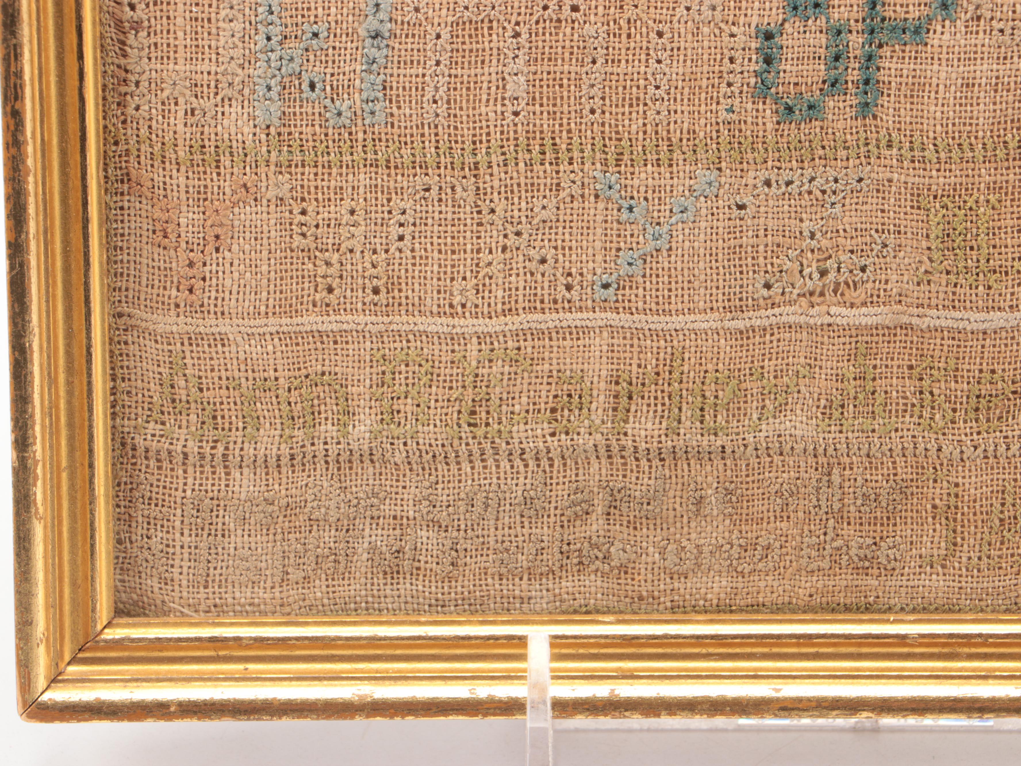 Framed Cross-Stitch Samplers