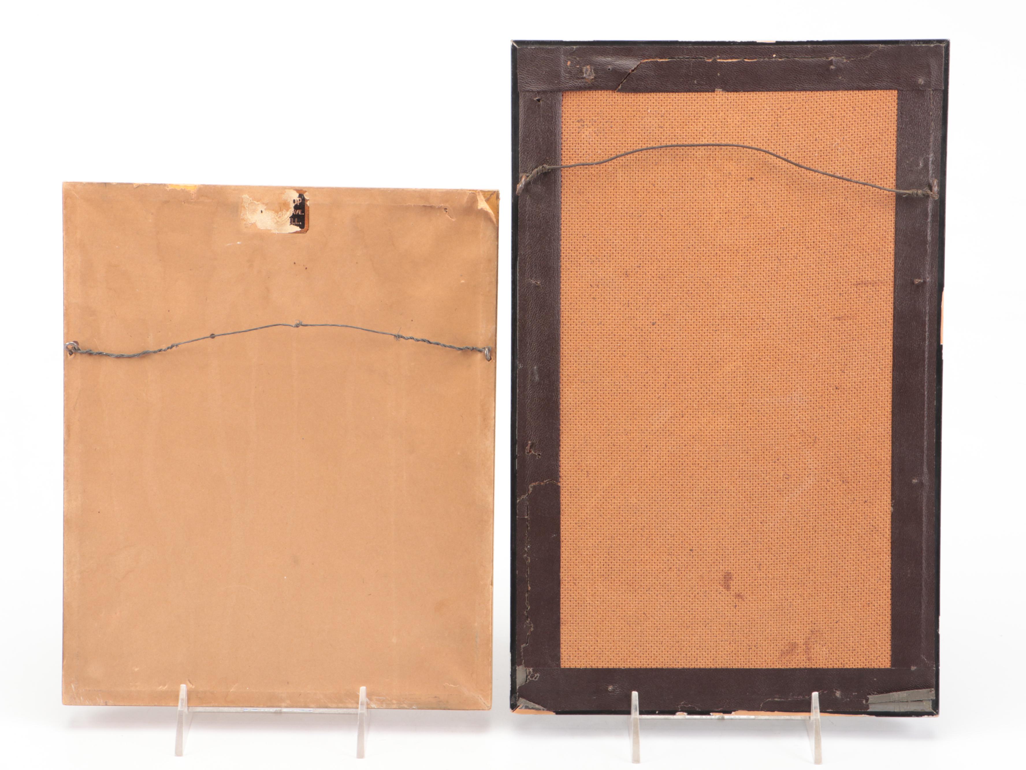 Framed Cross-Stitch Samplers