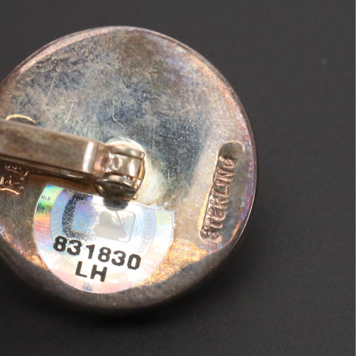 Tokens & Icons Game-Used Baseball Cufflinks, JoS. A. Bank Onyx Cufflinks, More