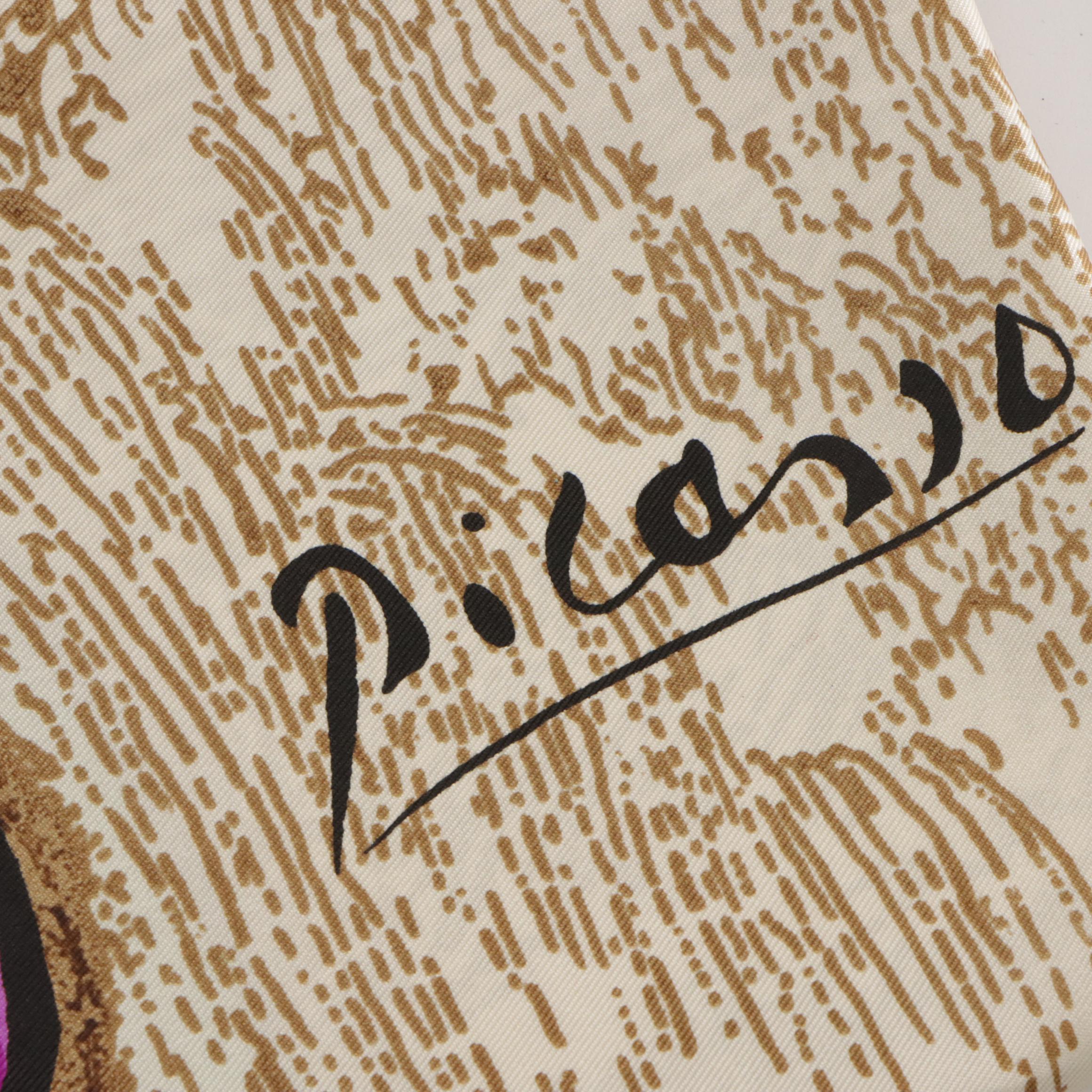 Patterned Silk Scarves Featuring Totes and Baar & Beards