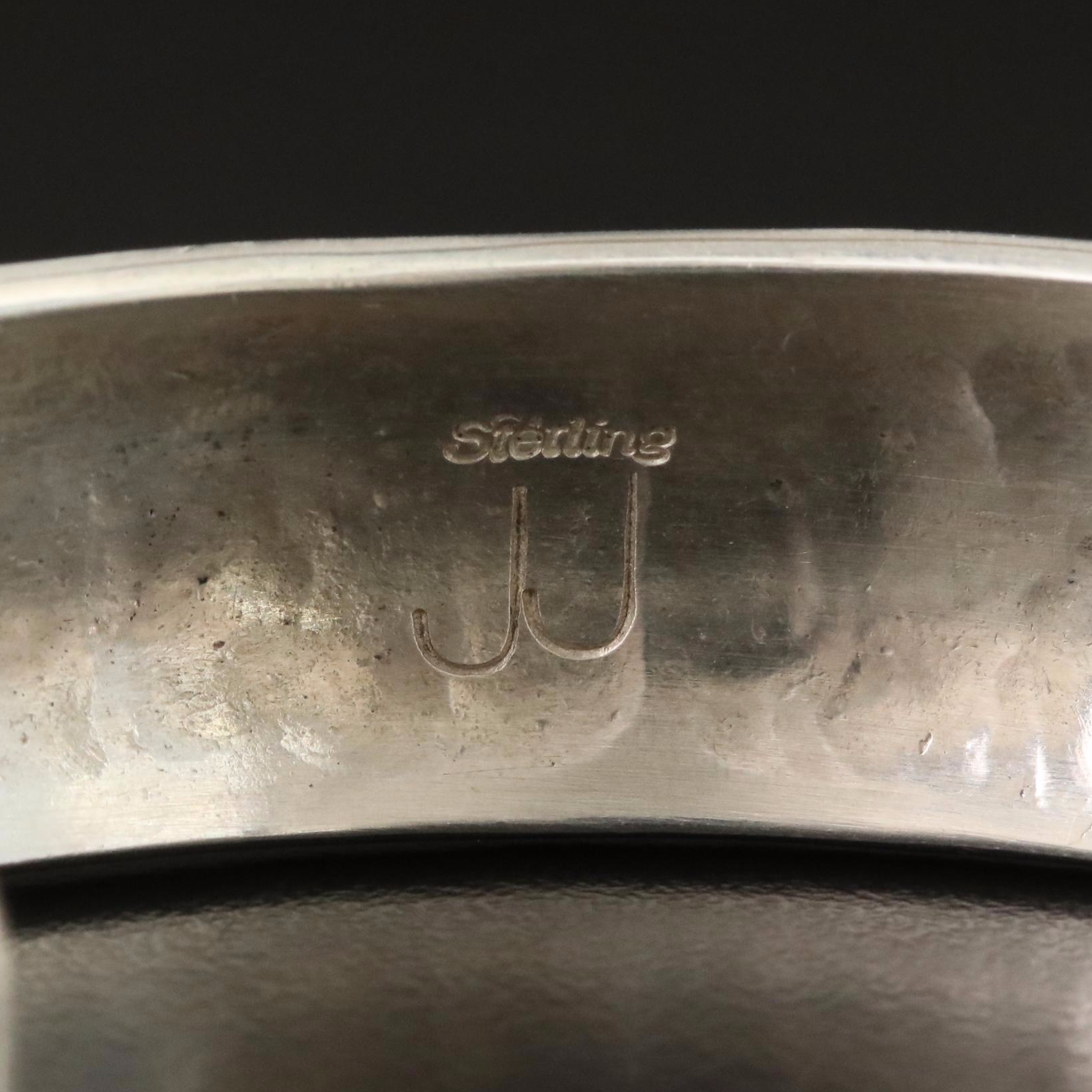 Southwestern Sterling Storyteller Overlay Cuff