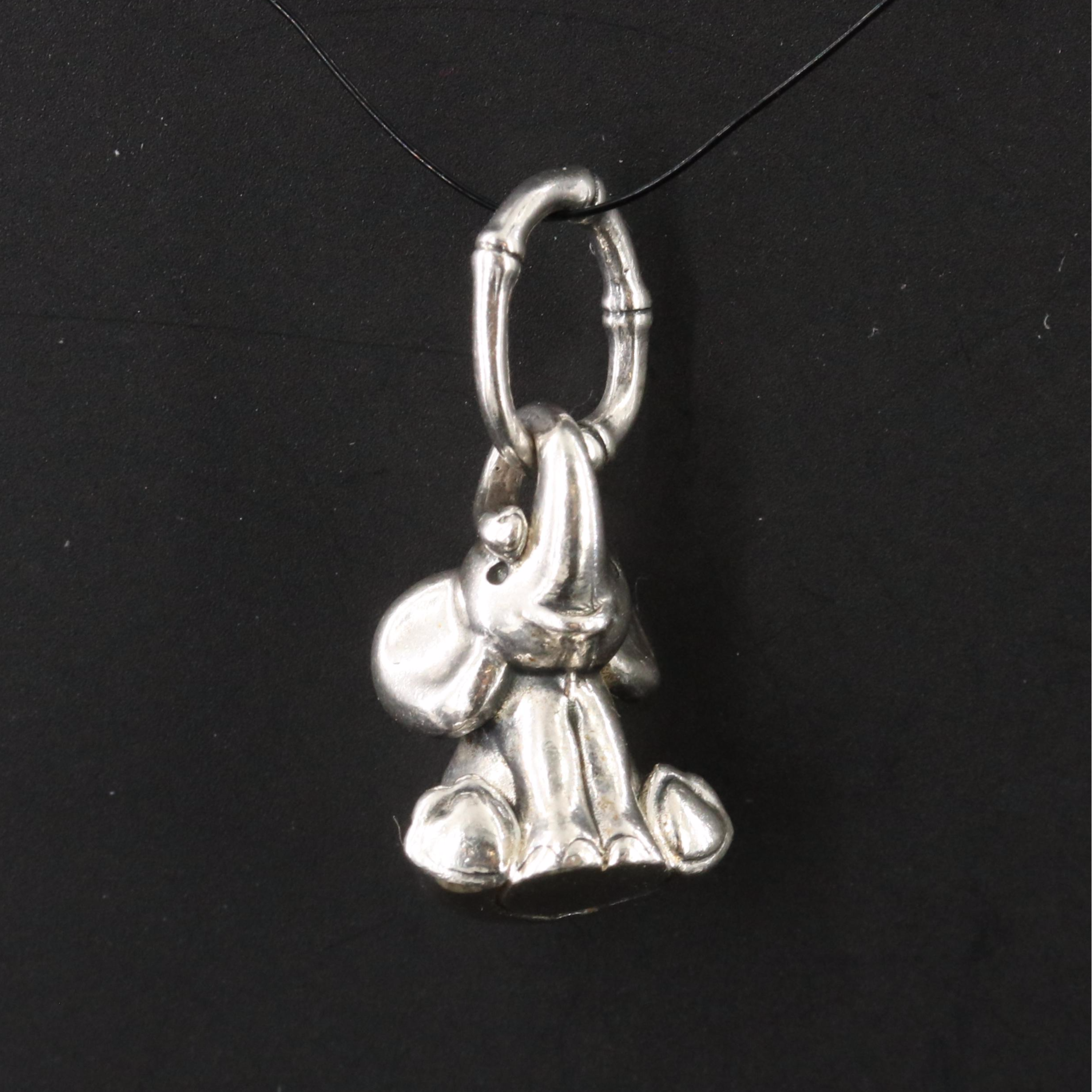 Pandora Sterling Elephant Charm Pendant