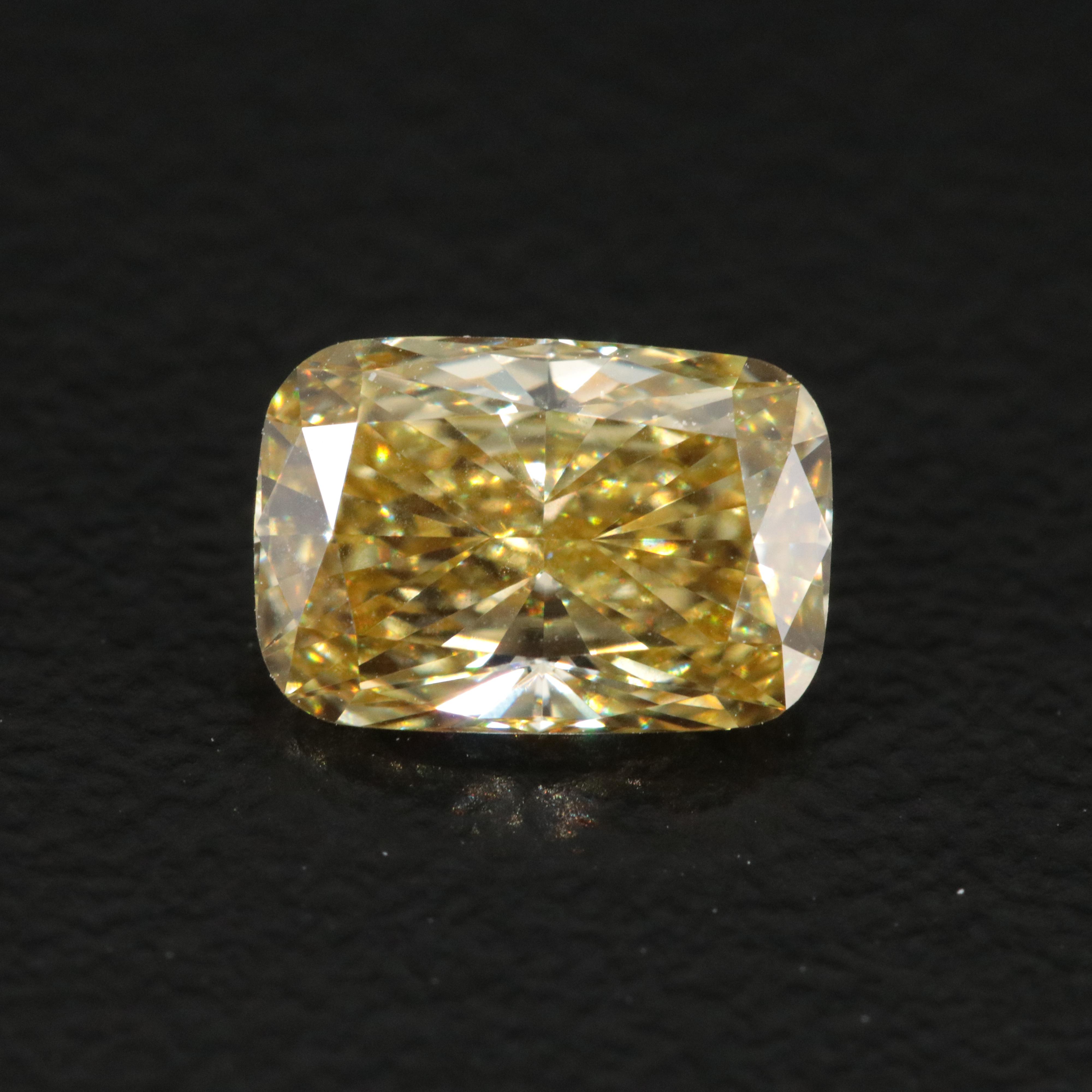 Loose 1.04 CT Lab Grown Fancy Yellow Diamond with IGI Report