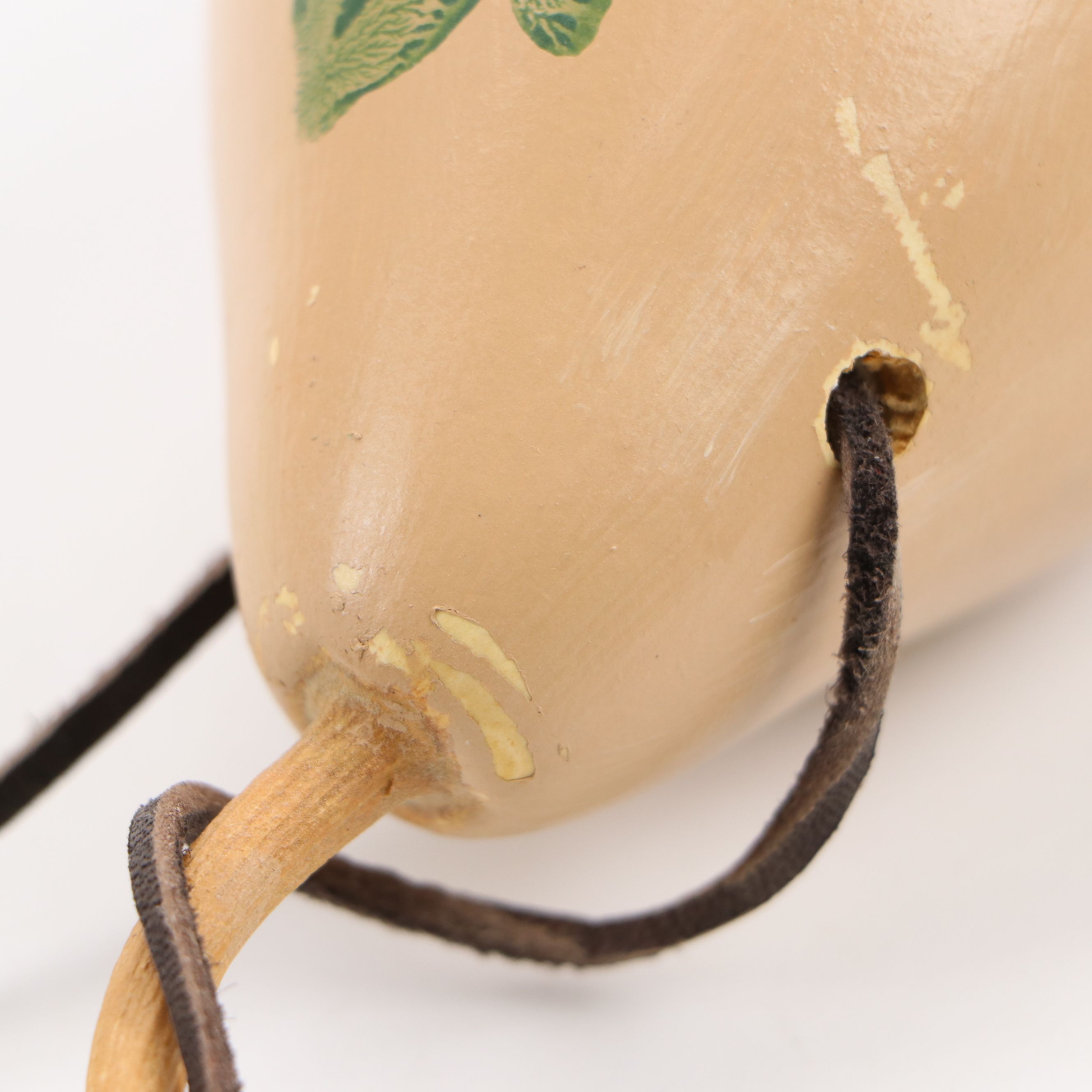 Gourd Birdhouse and Baskets with Polychrome Wood Puffin