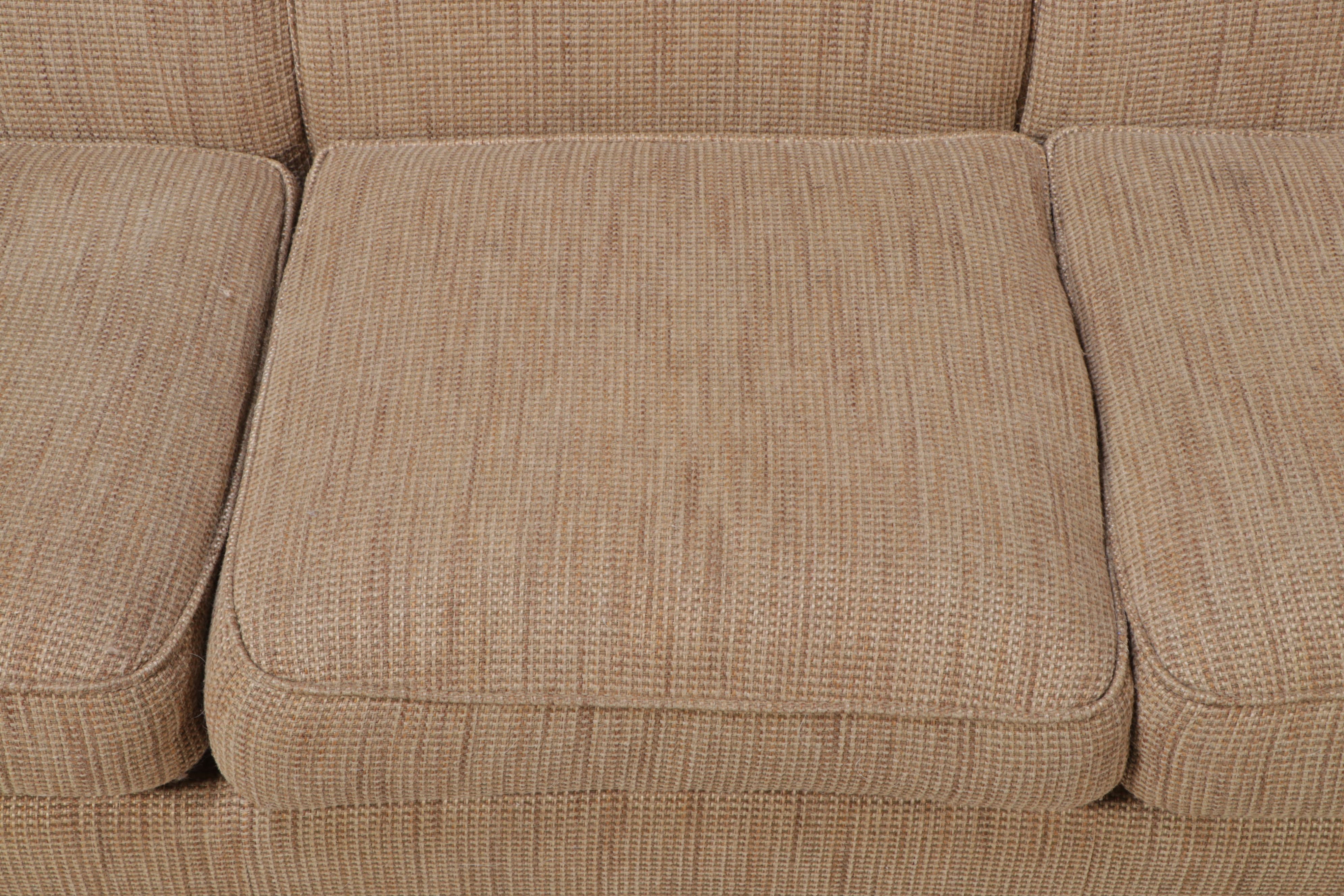 Highland House Tan Upholstered Sofa