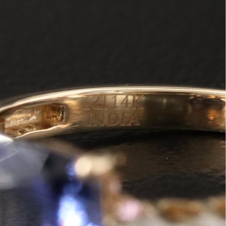 14K Tanzanite and Diamond Ring