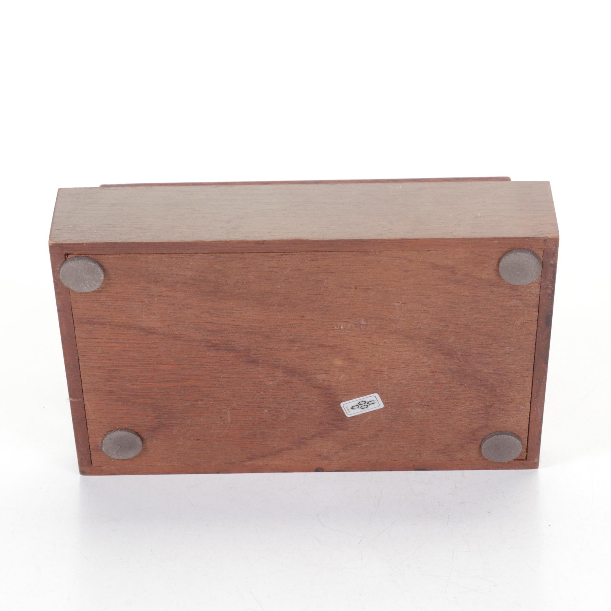 USS Constitution Model Ship with Decorative Anchor Box