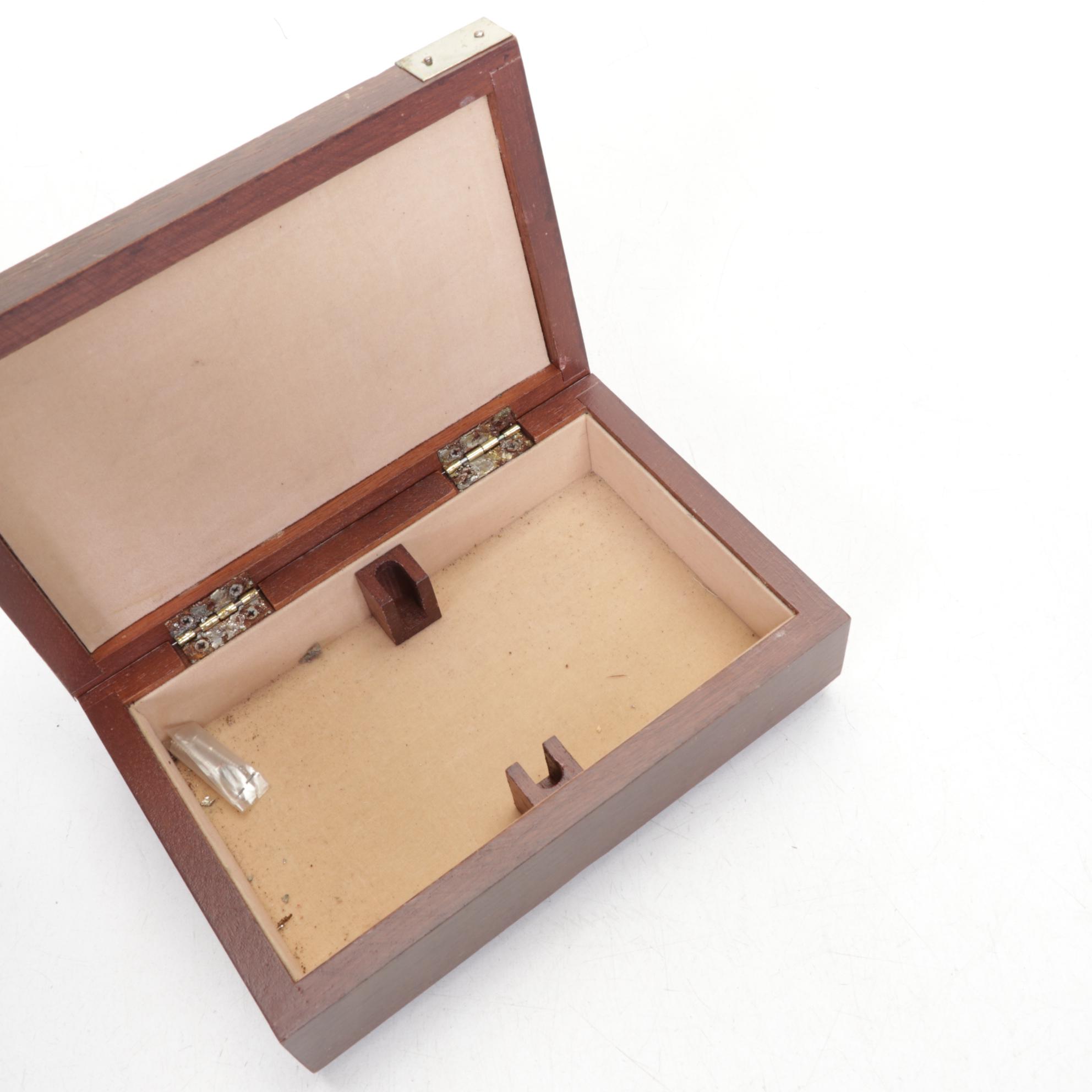 USS Constitution Model Ship with Decorative Anchor Box