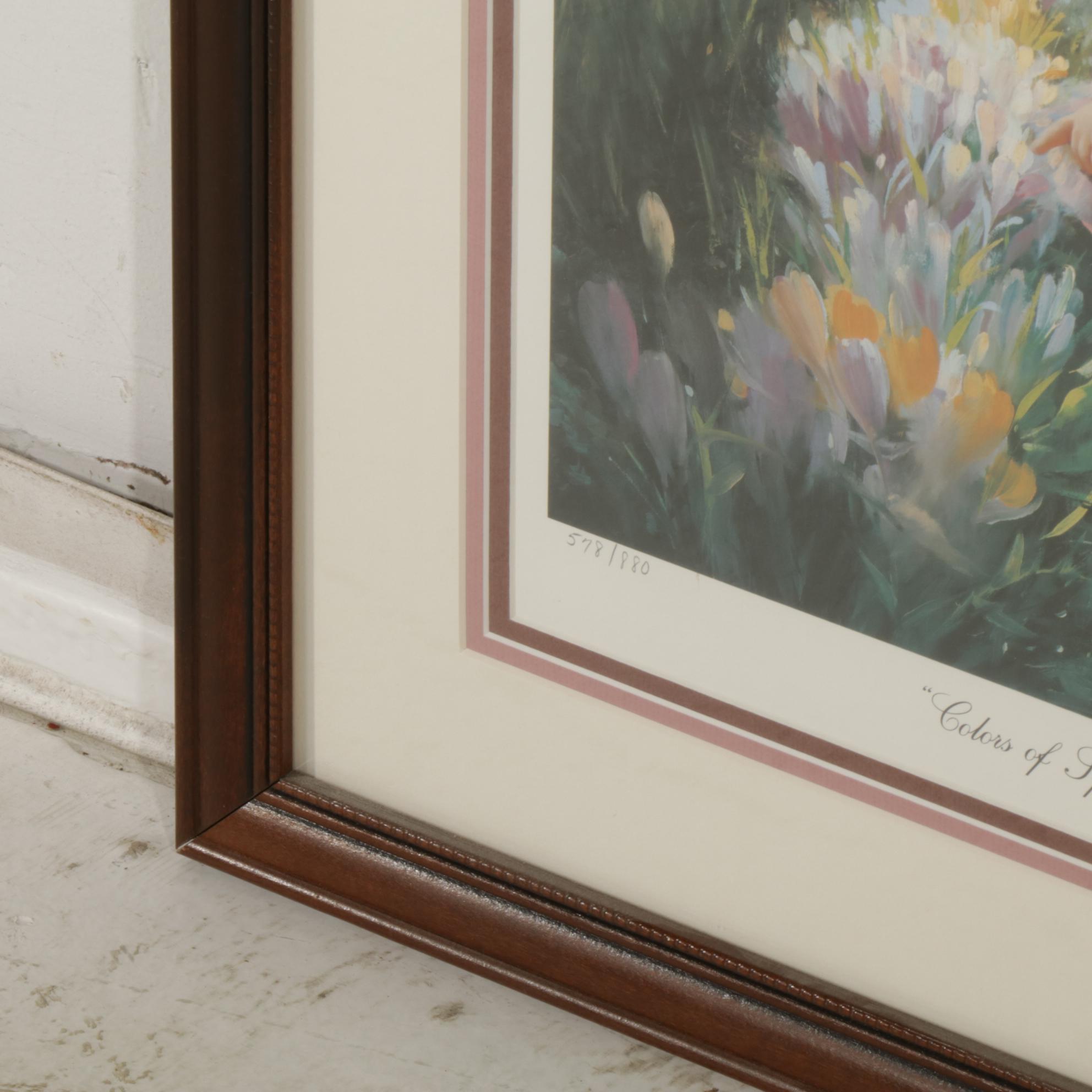 Donald Zolan "Colors of Spring" Offset Lithograph, 1990