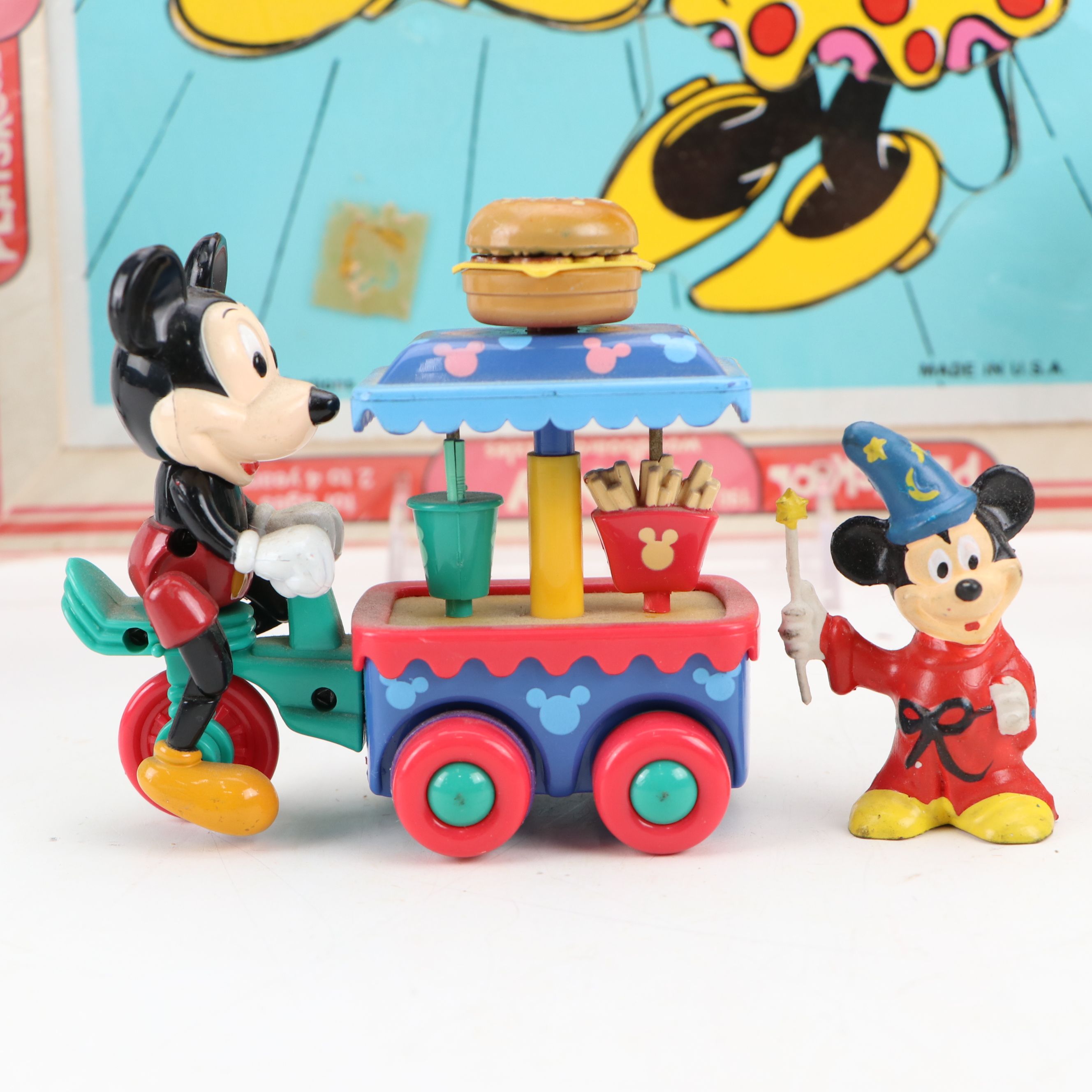 Disney Woodboard Puzzle with Mickey Mouse Film Camera and Other Novelty Décor