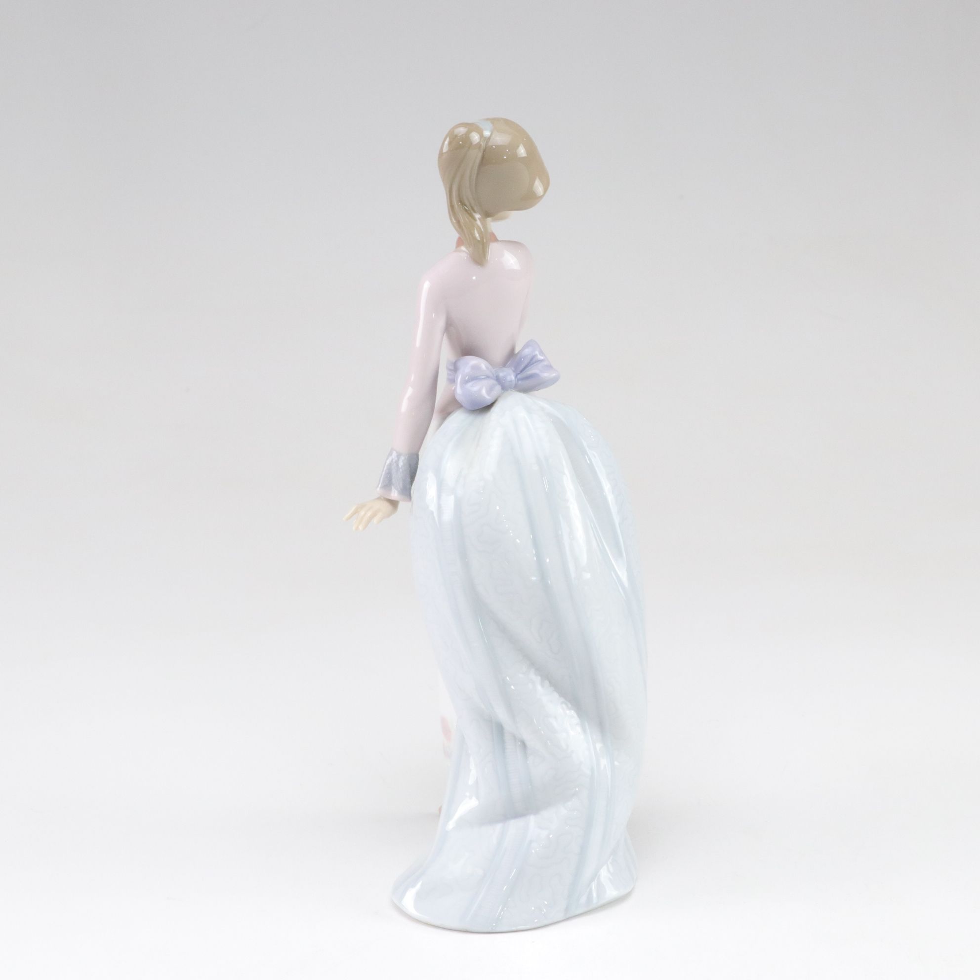 Lladró "Basket of Love" and "Innocence in Bloom" Porcelain Figurines, 1990s