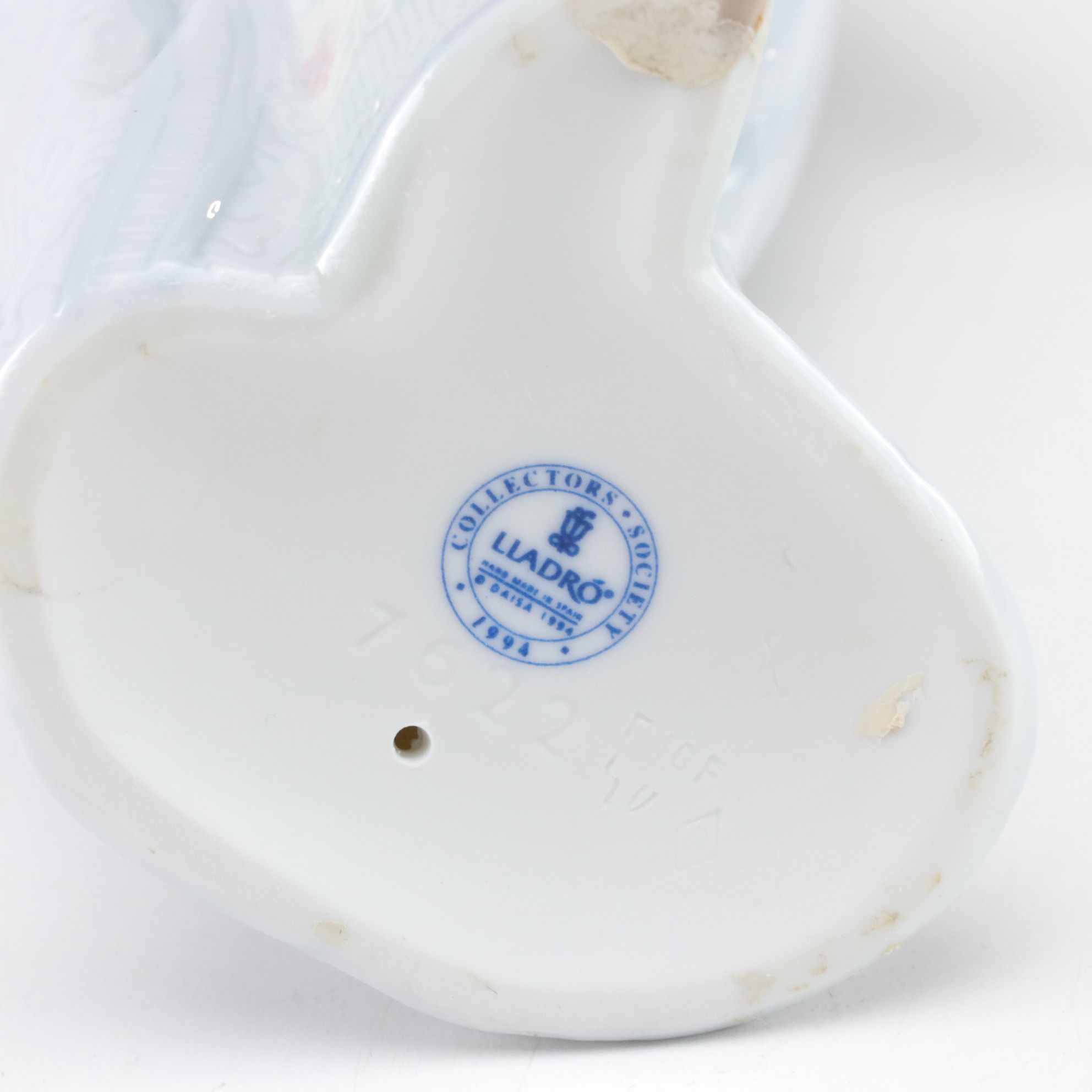 Lladró "Basket of Love" and "Innocence in Bloom" Porcelain Figurines, 1990s