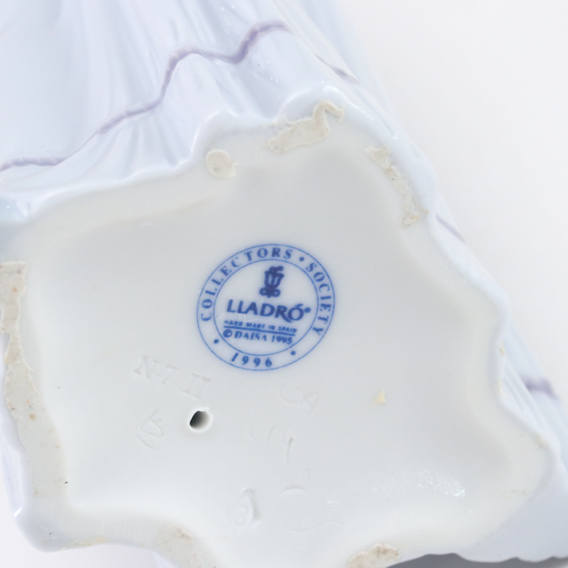 Lladró "Basket of Love" and "Innocence in Bloom" Porcelain Figurines, 1990s