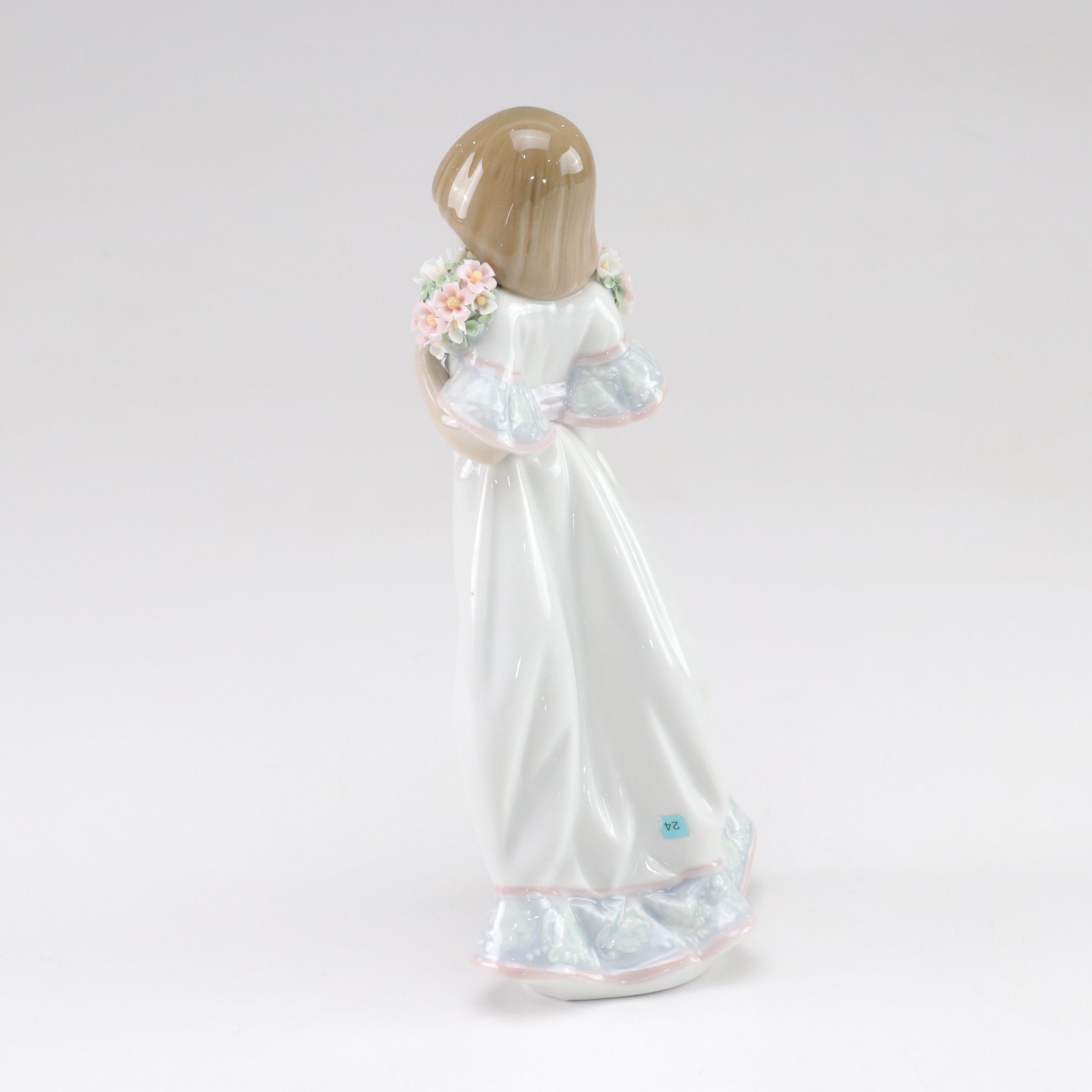 Lladró "Flower Song" and "Spring Bouquets" Porcelain Figurines, 1987-1988