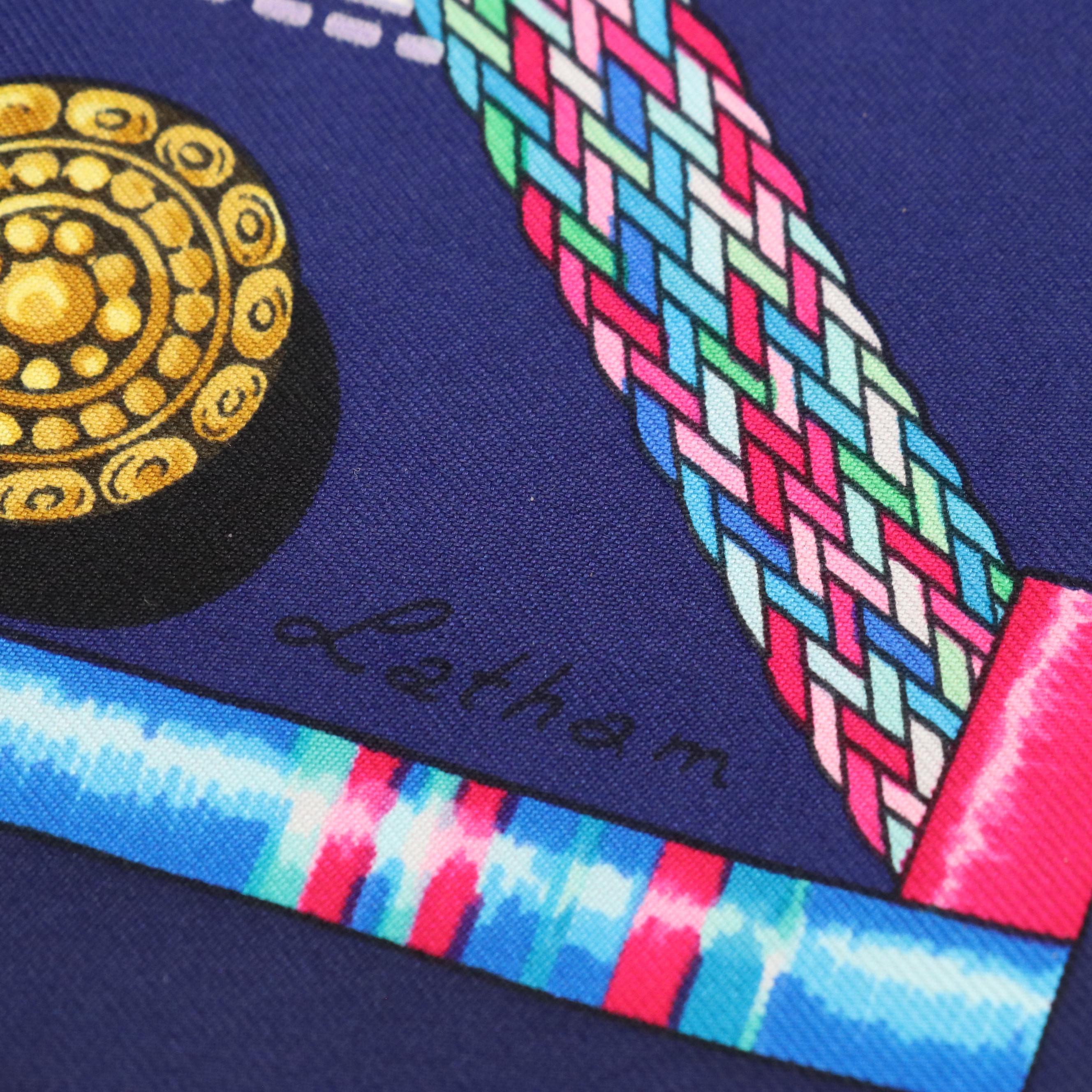 Hermès "Petite Main" Scarf 90 in Silk Twill