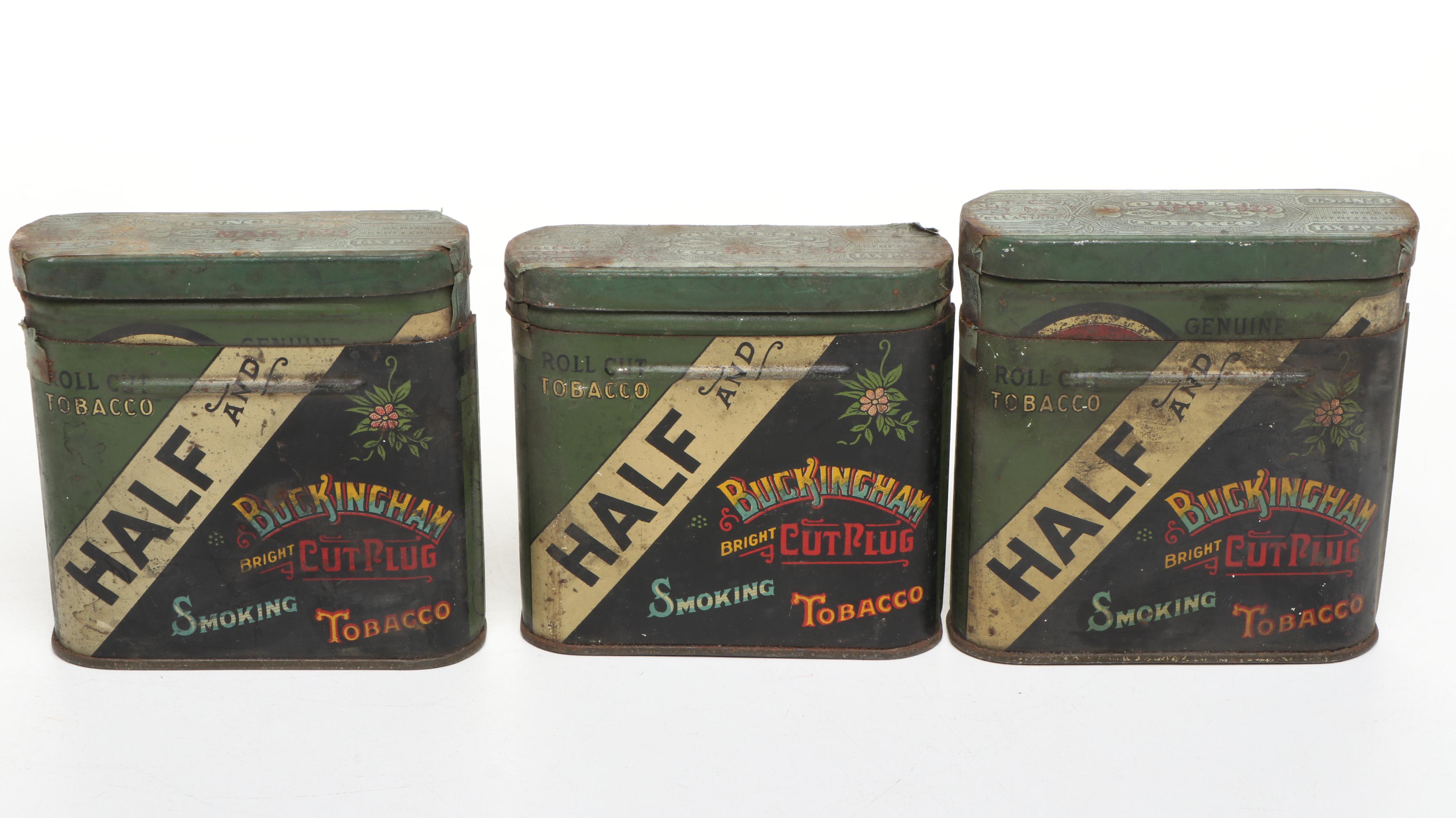 Vintage Prince Albert, Buckingham, and More Tobacco and Cigarette Tins