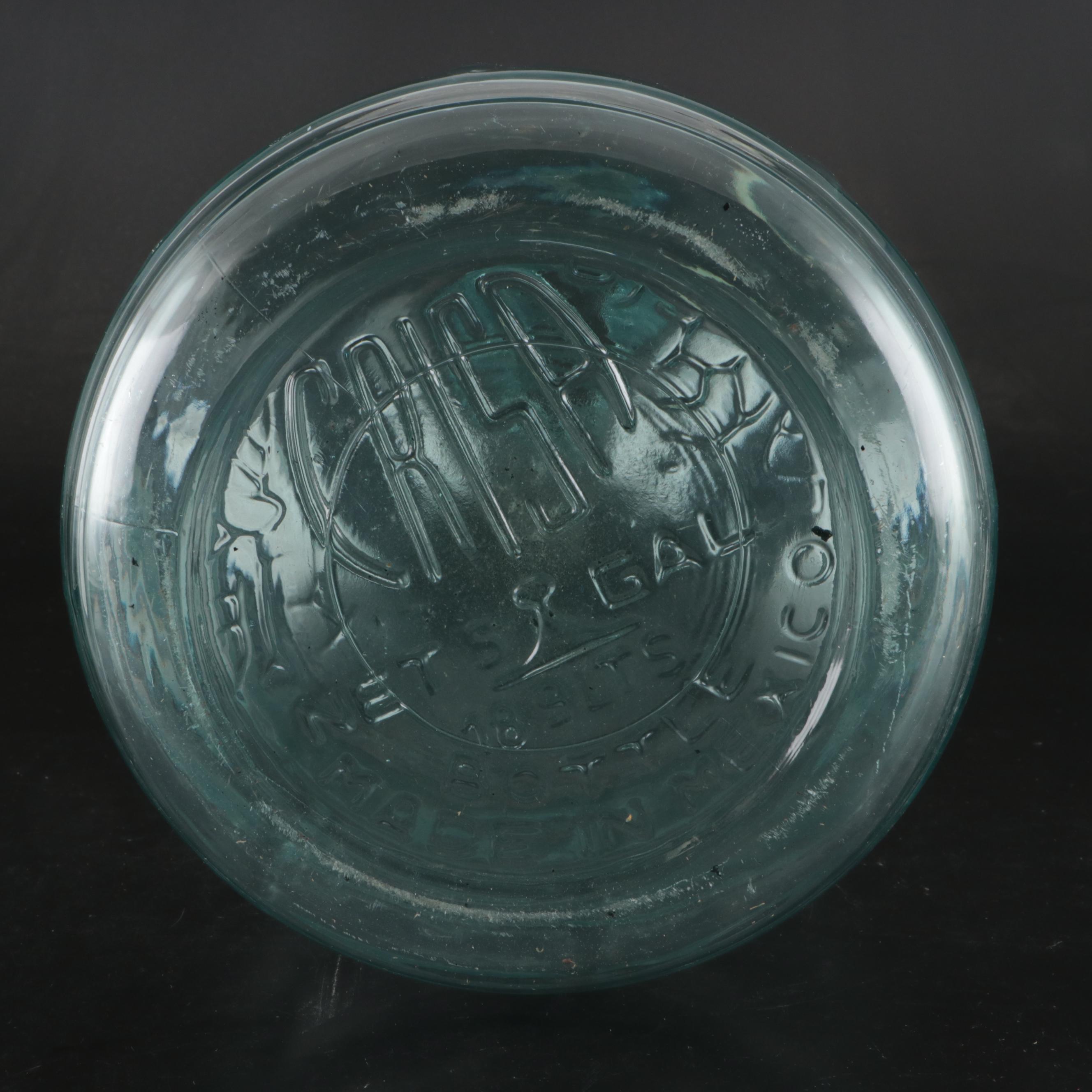 Vintage Crisa Glassware Water Cooling Jugs, 20th Century