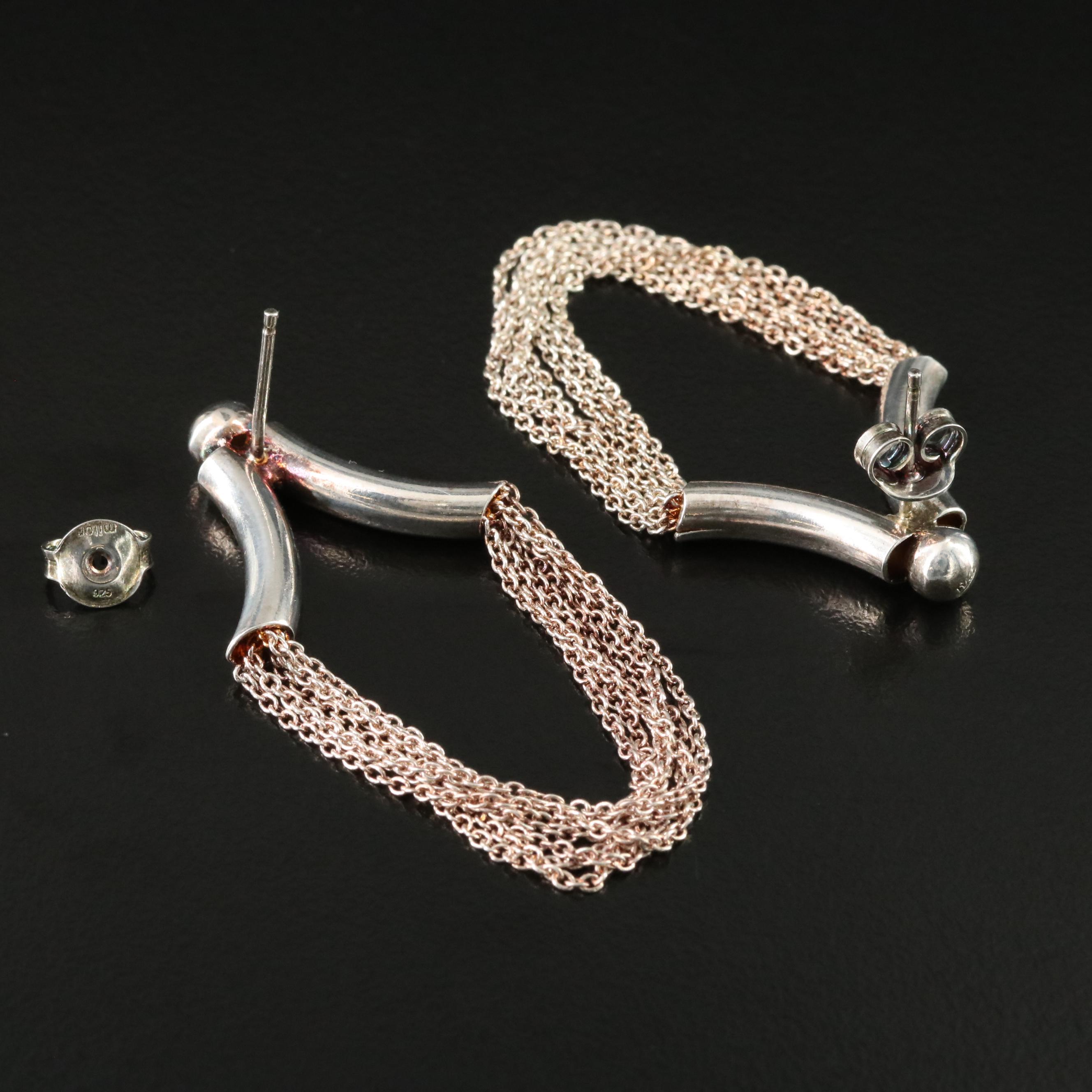 Tiered Chain Earrings